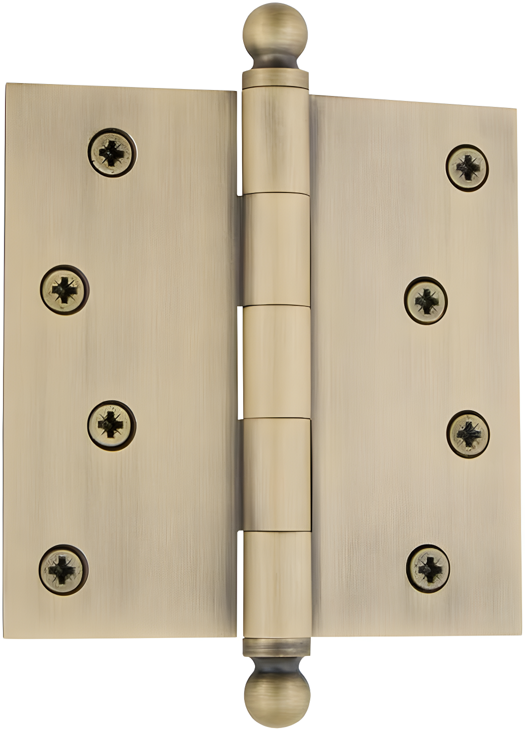Nostalgic Warehouse 4" x 4" Ball Tip Residential Hinge with Square Corners