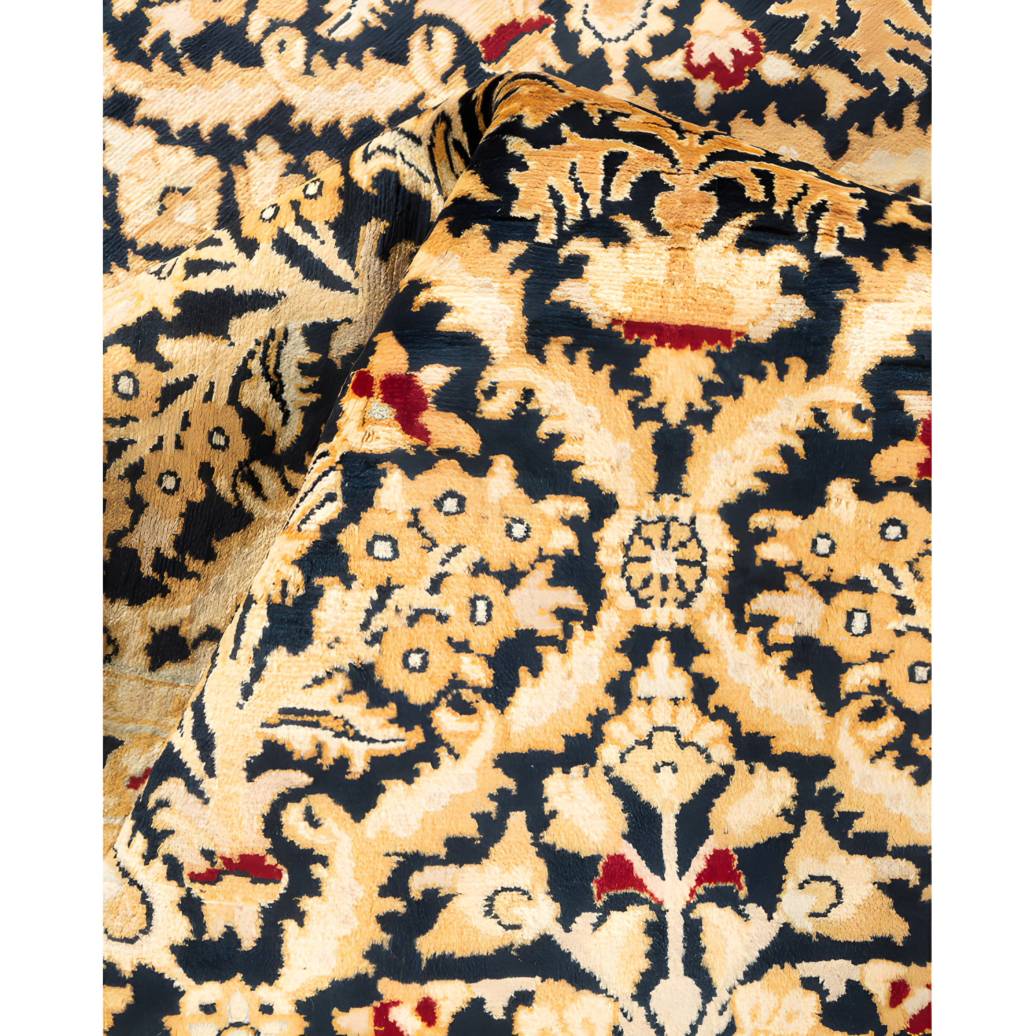 Solo Rugs One-of-a-Kind 6' 1" X 8' 8" 2000s Wool Area Rug Black