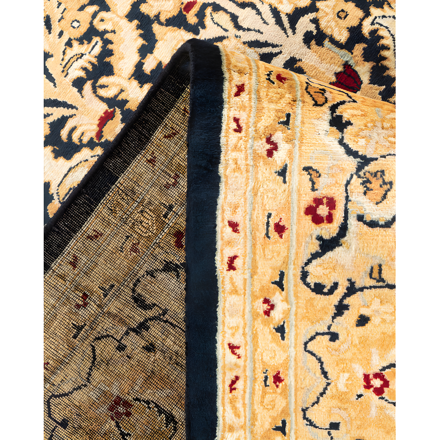 Solo Rugs One-of-a-Kind 6' 1" X 8' 8" 2000s Wool Area Rug Black