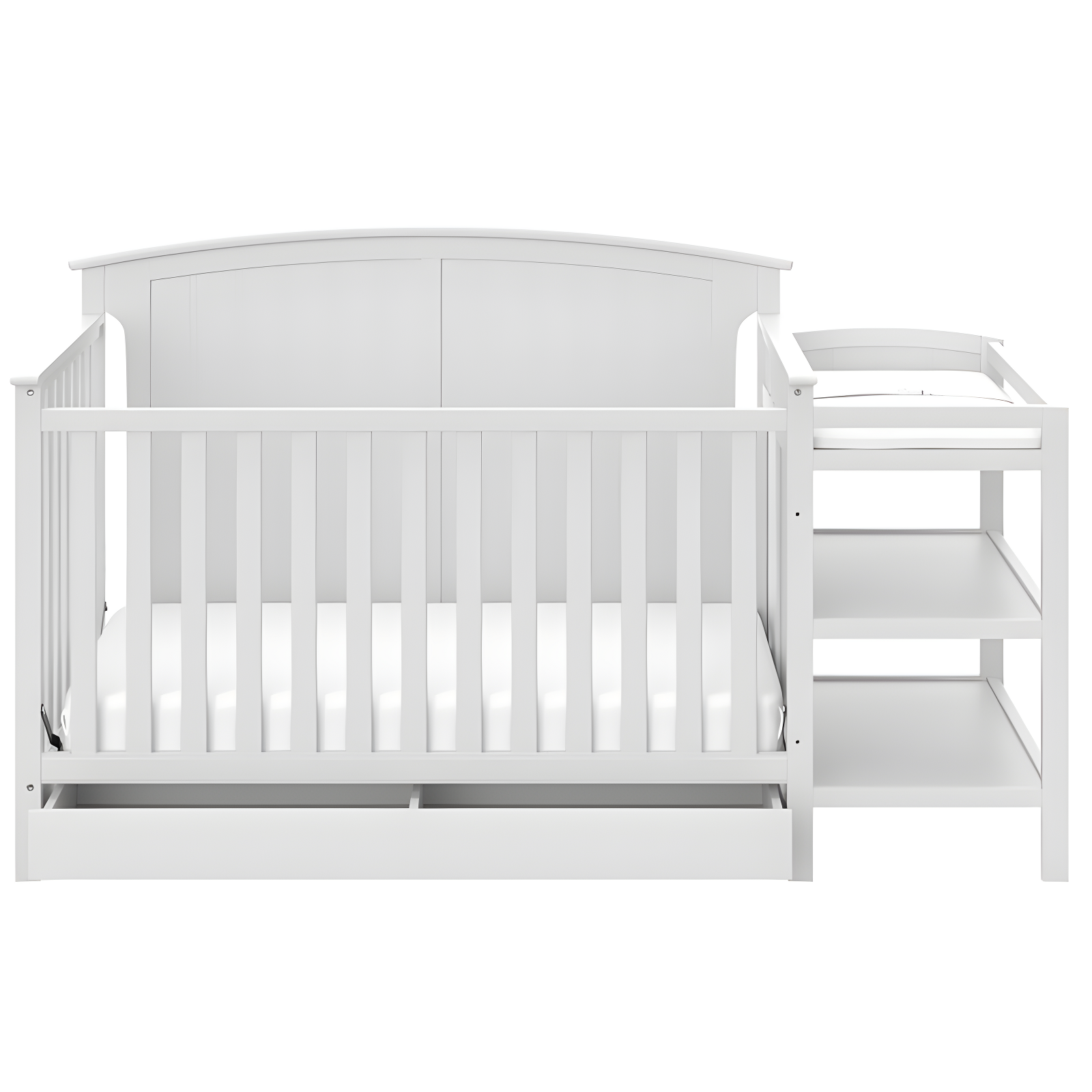 Steveston 5-in-1 Convertible Crib and Changer with Storage