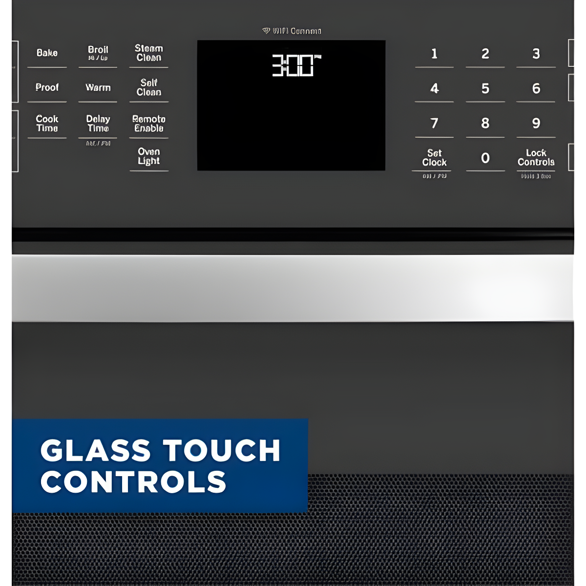 GE Appliances GE Smart Appliances Smart Built-in 27" Self-Cleaning Electric Single Wall Oven JKS3000SNSS