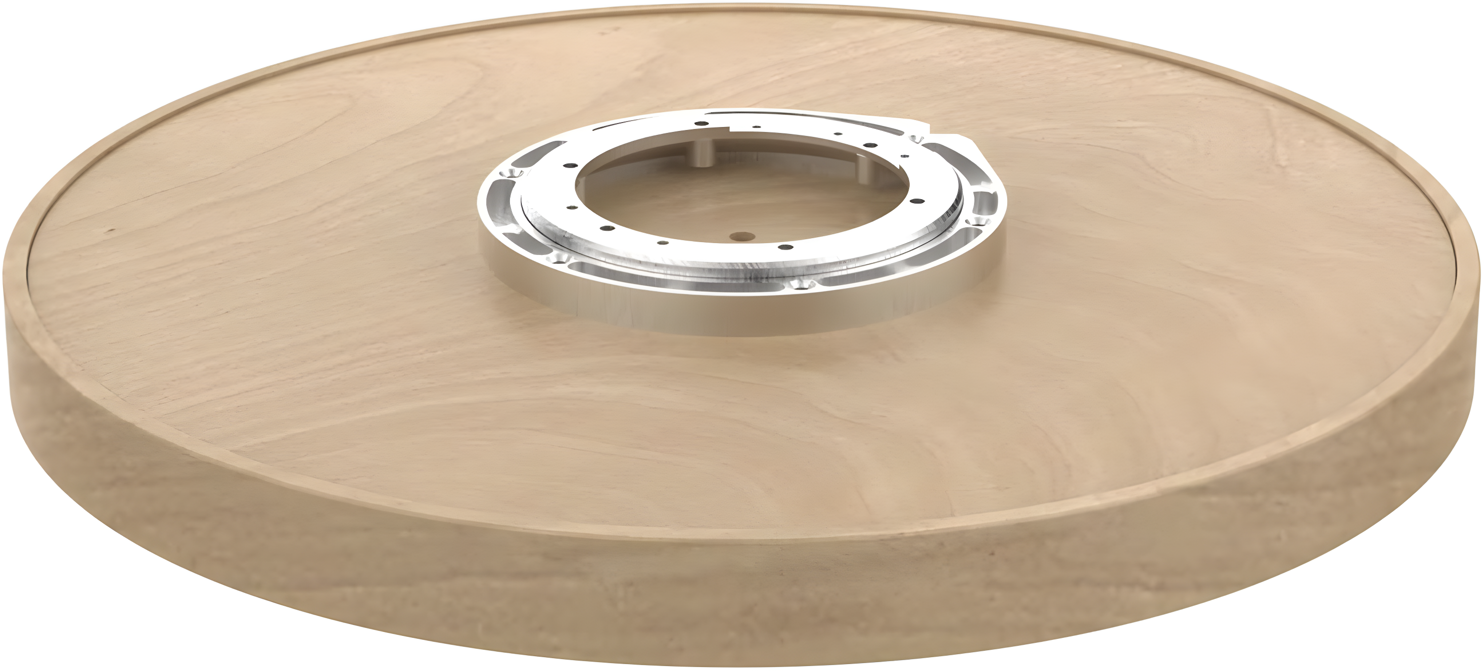 Rev-A-Shelf Rev-A-Shelf Lazy Susan Wooden Circle 1-Shelf w/Swivel Bearings
