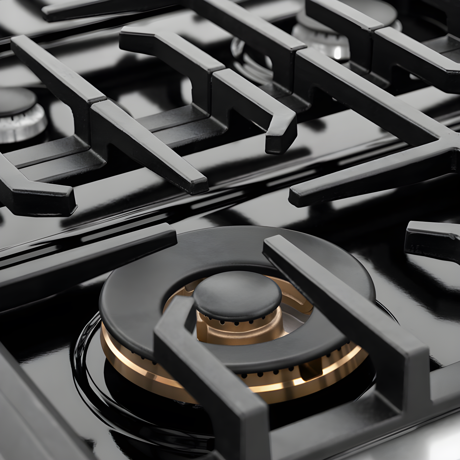 ZLINE 36 in. 5.2 cu. ft. Paramount Gas Range W/ 6 Burner Cooktop & Convection Gas Oven in Stainless Steel W/ Black Matte Door (SGR-BLM-36)