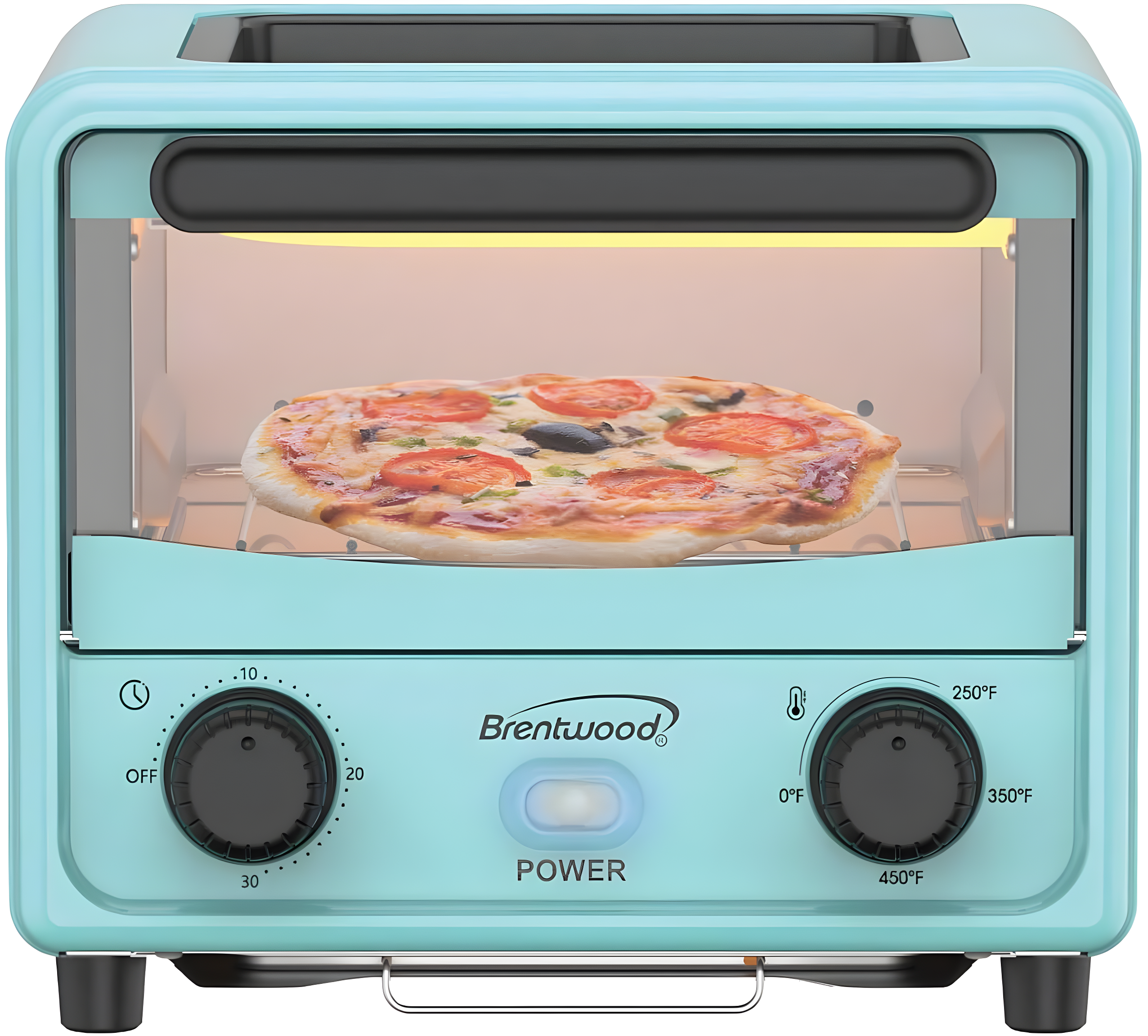 Winston Brands Mini Toaster Oven with Removable Non-Stick Griddle