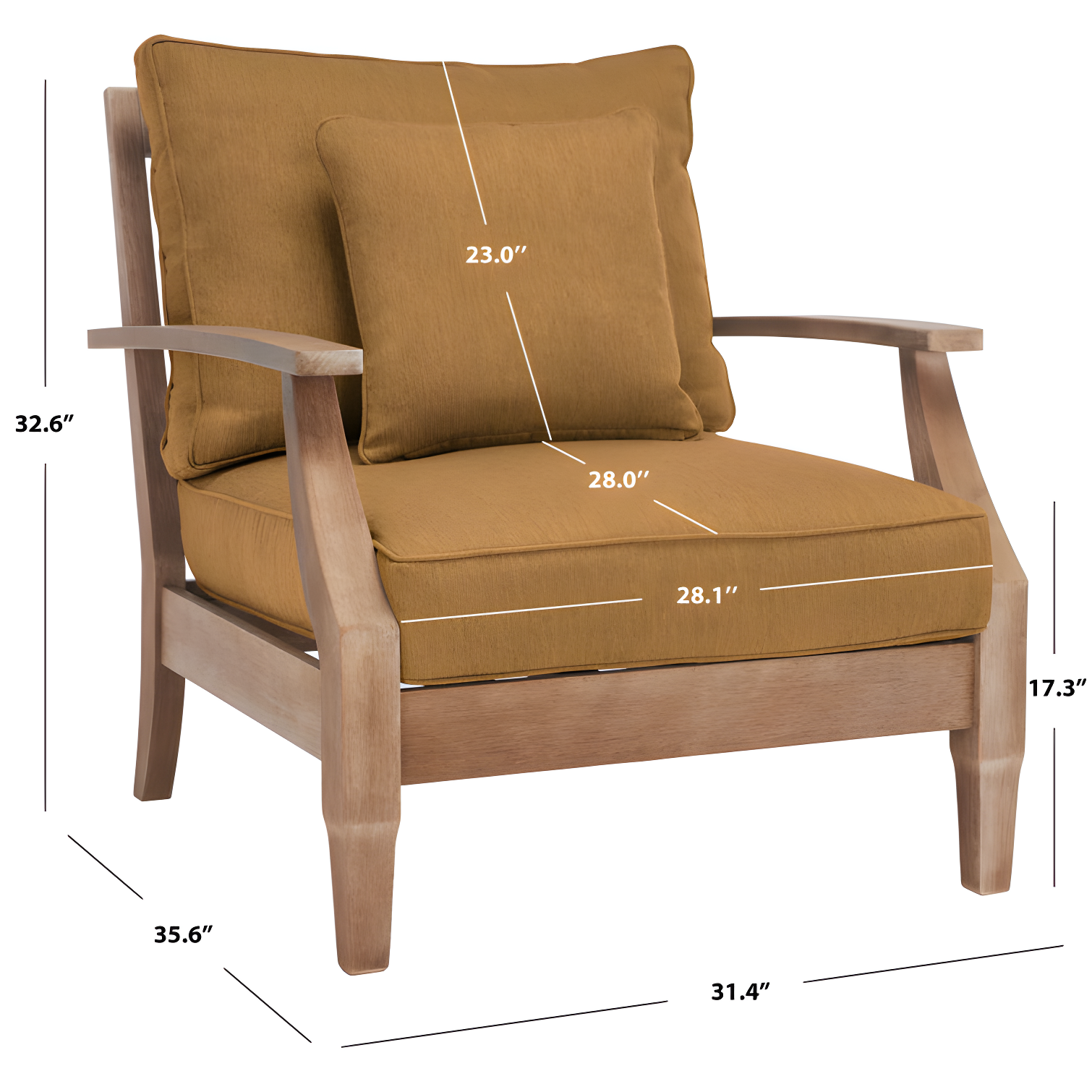 Samya Outdoor Chair with Cushions