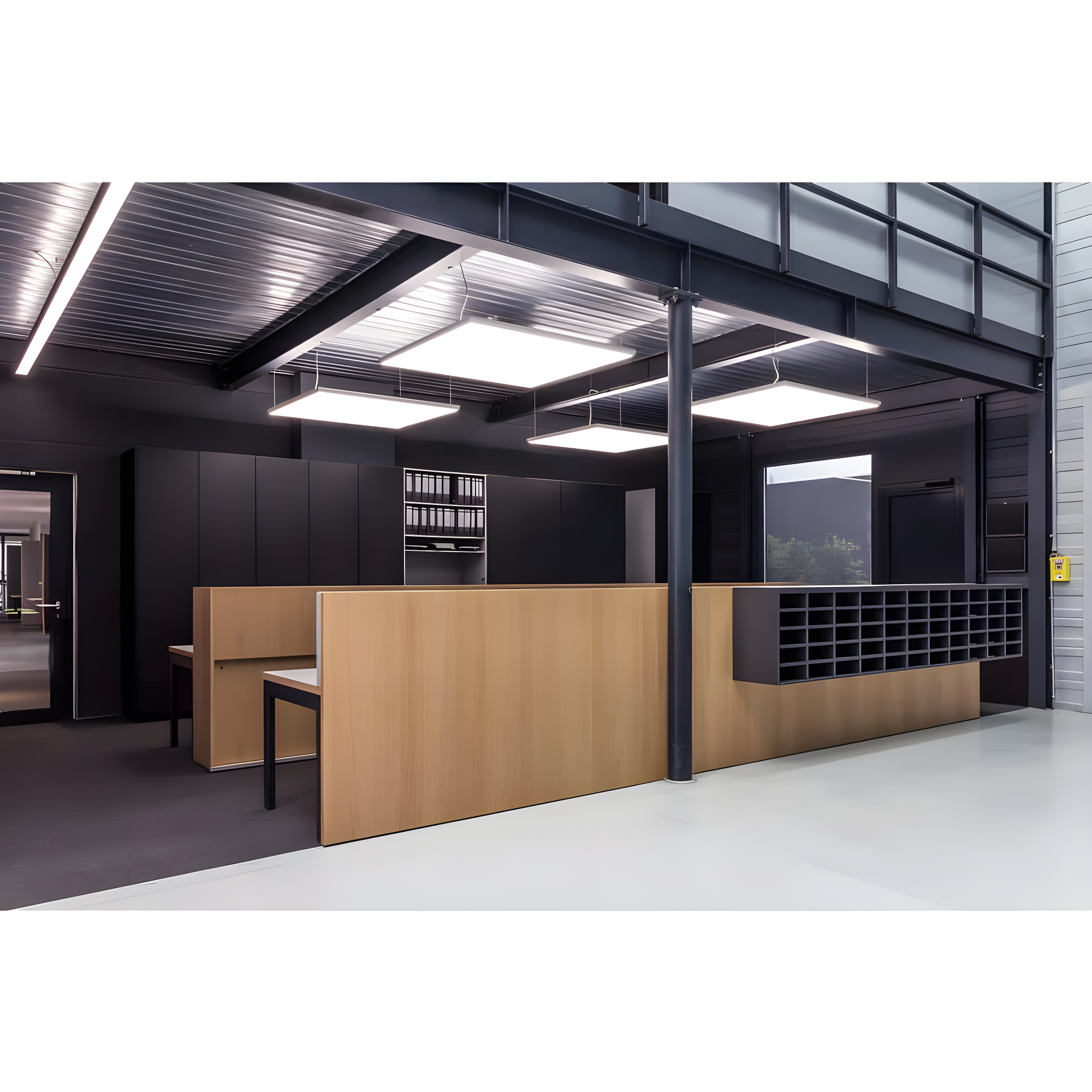 eSenLite Dimmable Square Troffer Ceiling Light
