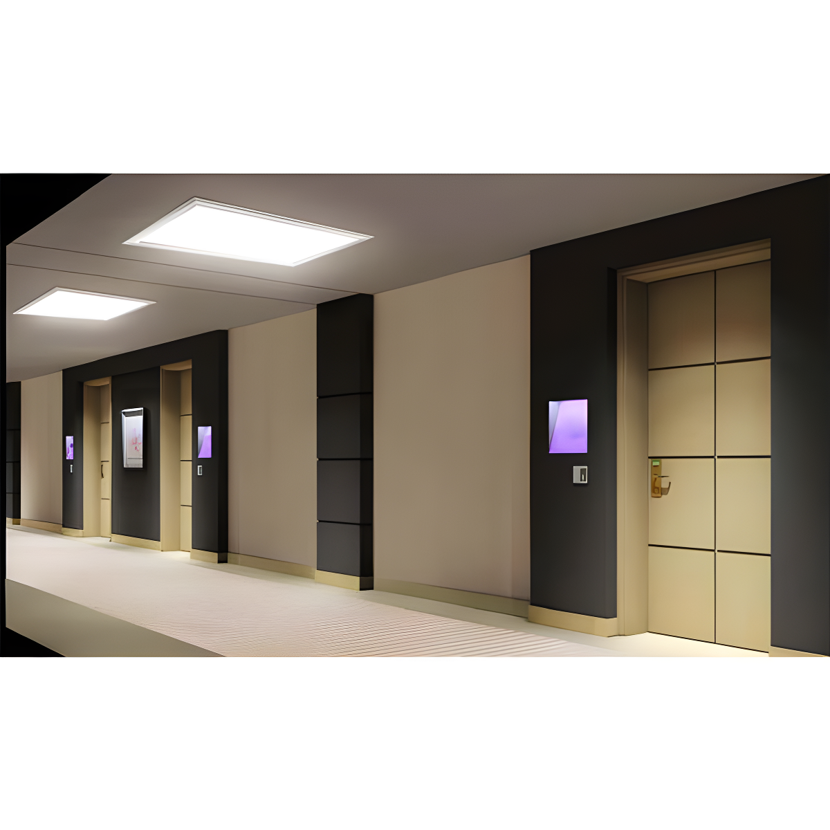 eSenLite Dimmable Square Troffer Ceiling Light