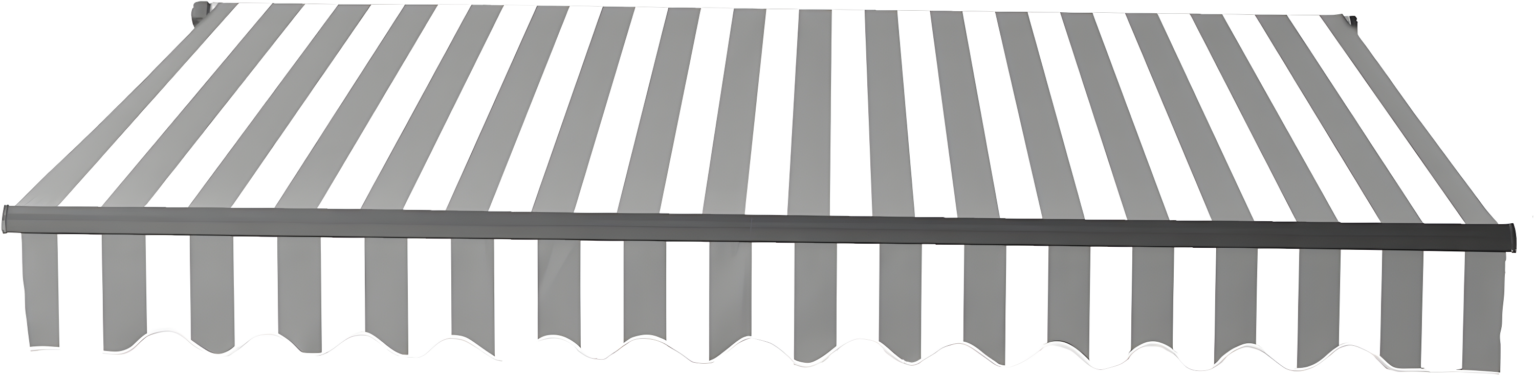 Motorized Retractable Patio Awning- Black Frame