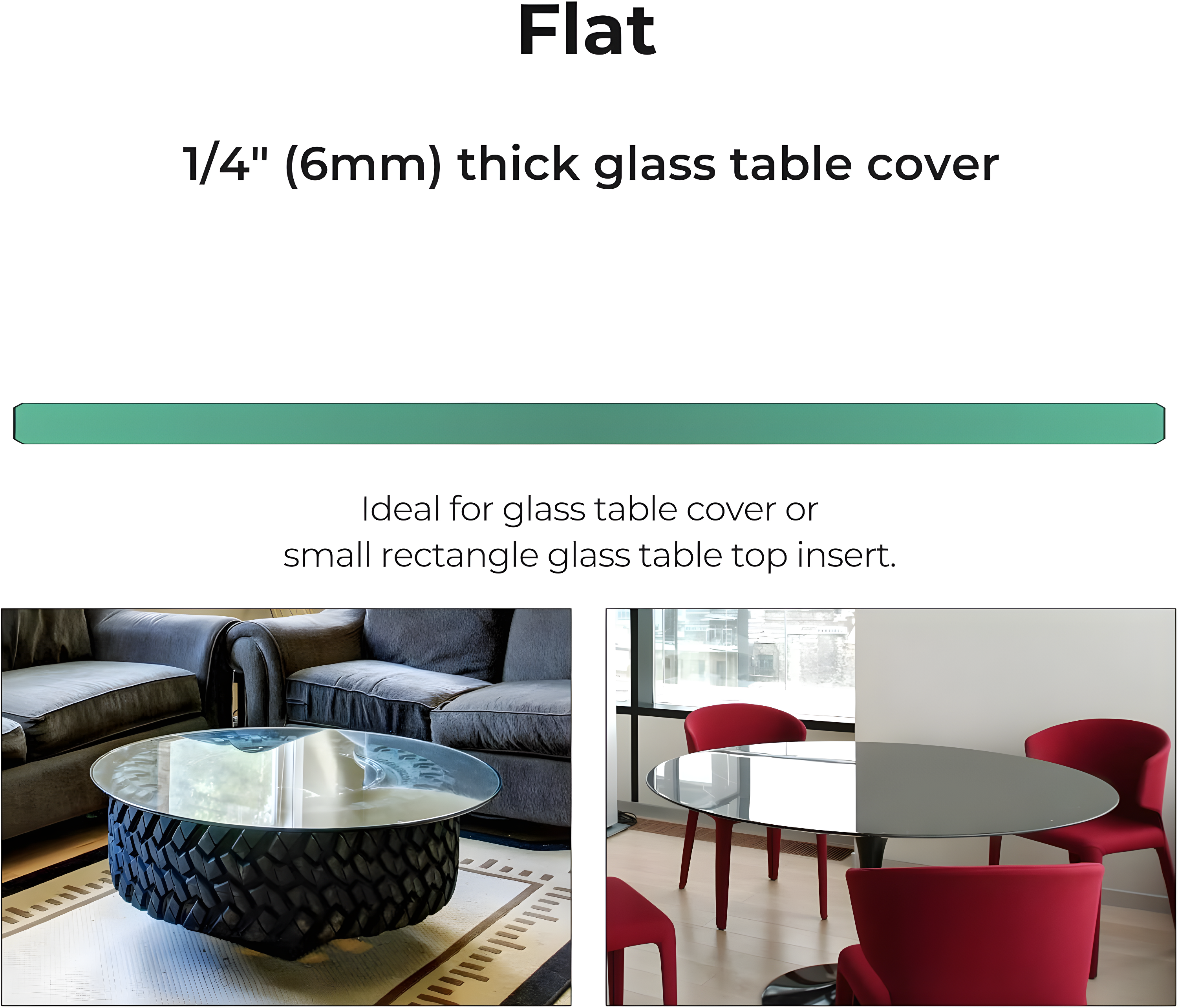 Genoa Glass Table Top