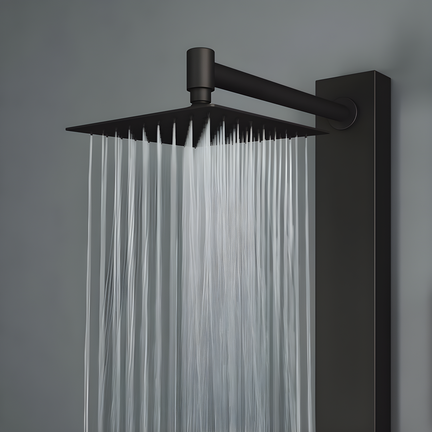 Orchid 39" H X 4" W 2-Jet Shower System with Hand Wand - Requires existing shower head connection