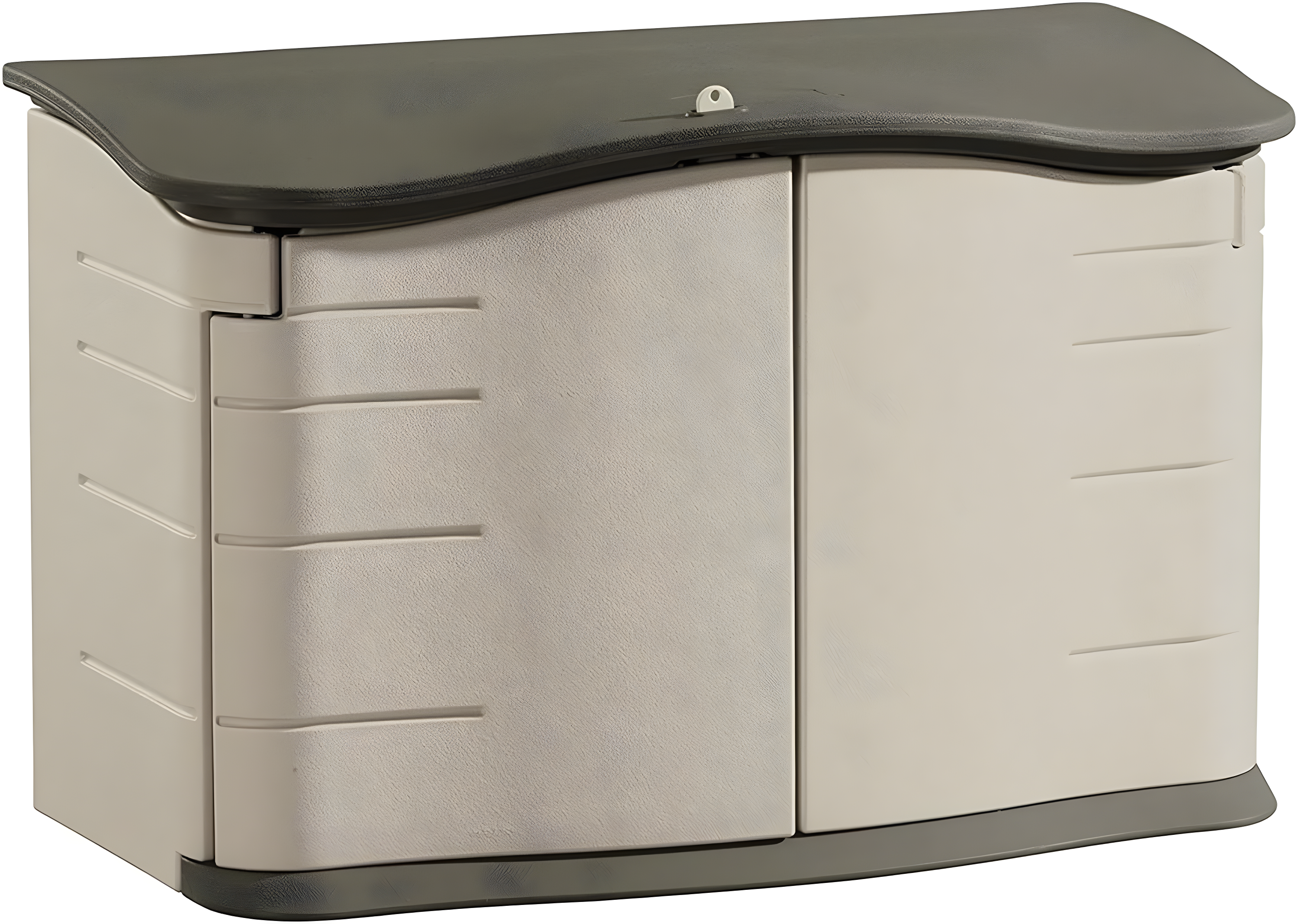 4 ft. W x 2 ft. D Plastic Horizontal Garbage Shed