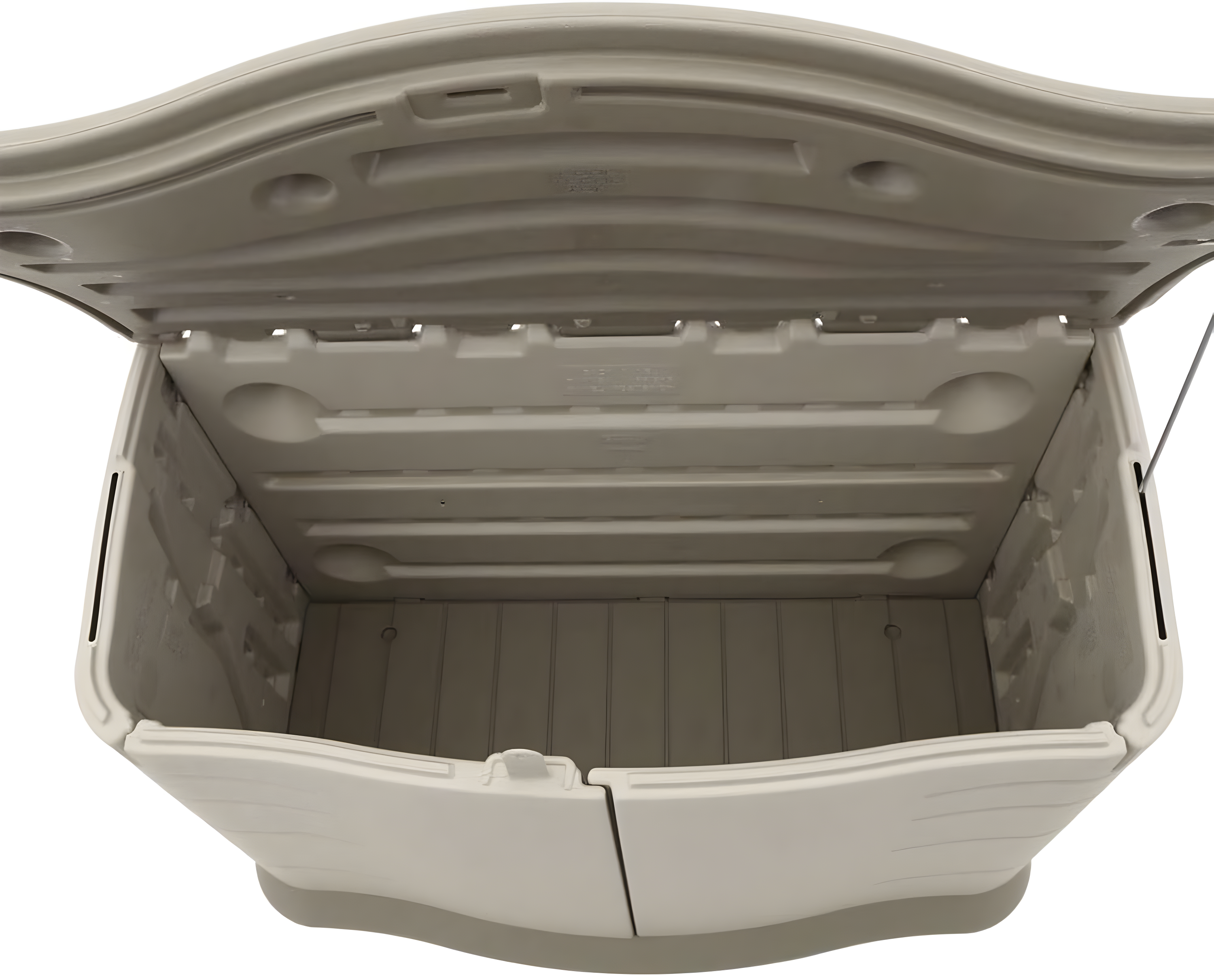 4 ft. W x 2 ft. D Plastic Horizontal Garbage Shed