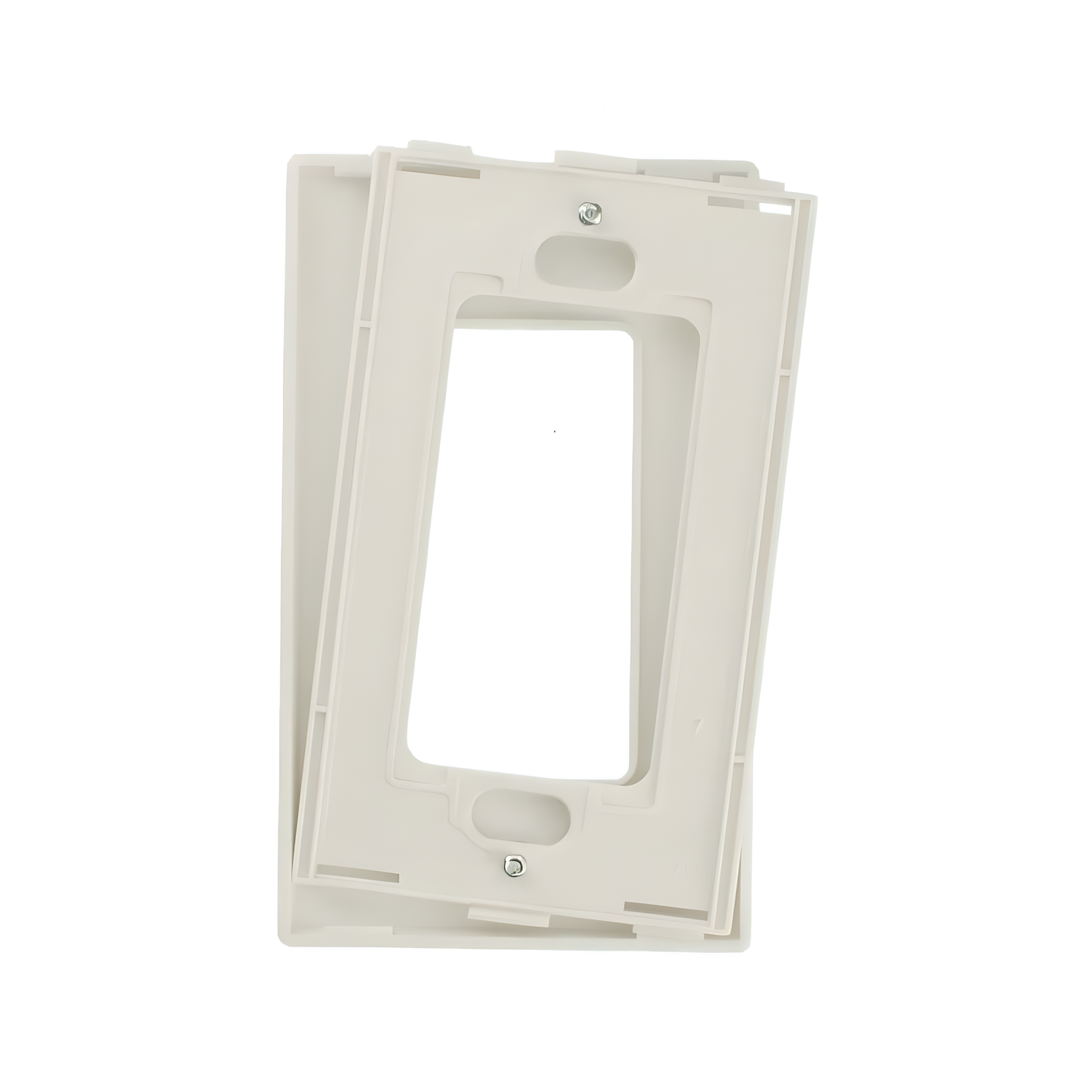 WALLPLATE 1G SCRWLS WHT (Pack of 1)