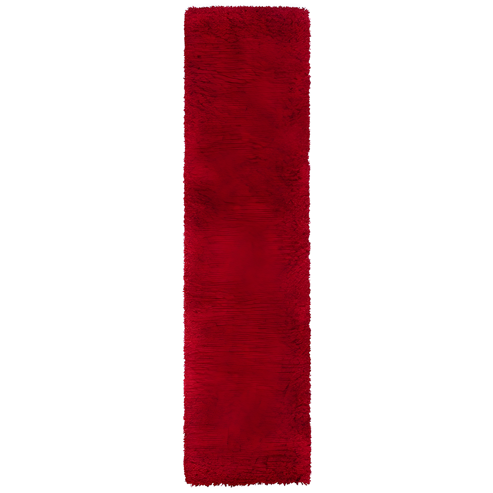 Shag SG151 Power Loomed Indoor Runner Rug - Red - 2'3"x7' - Safavieh.