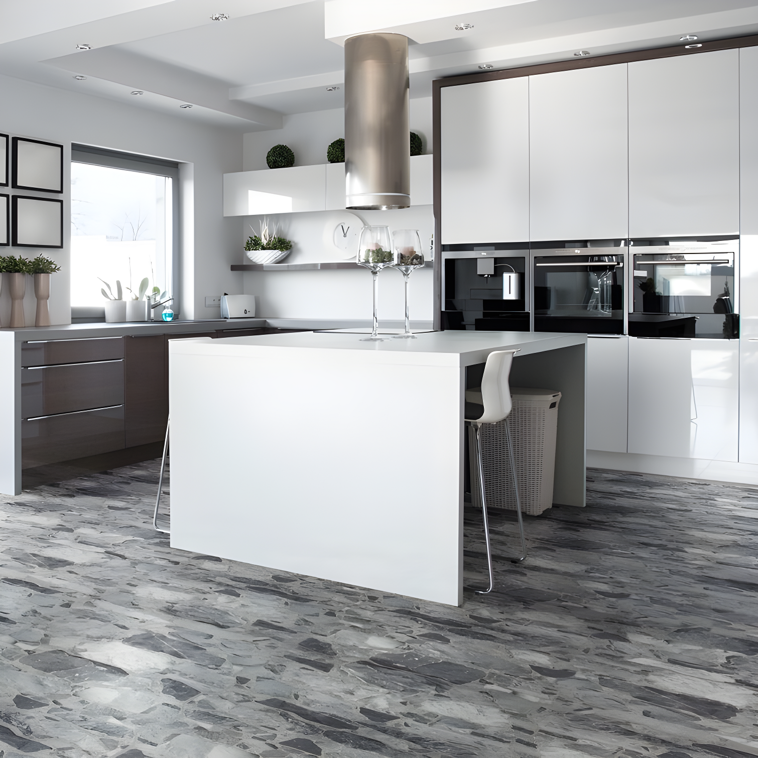Rambla 15" x 23" Porcelain Stone Look Wall & Floor Tile