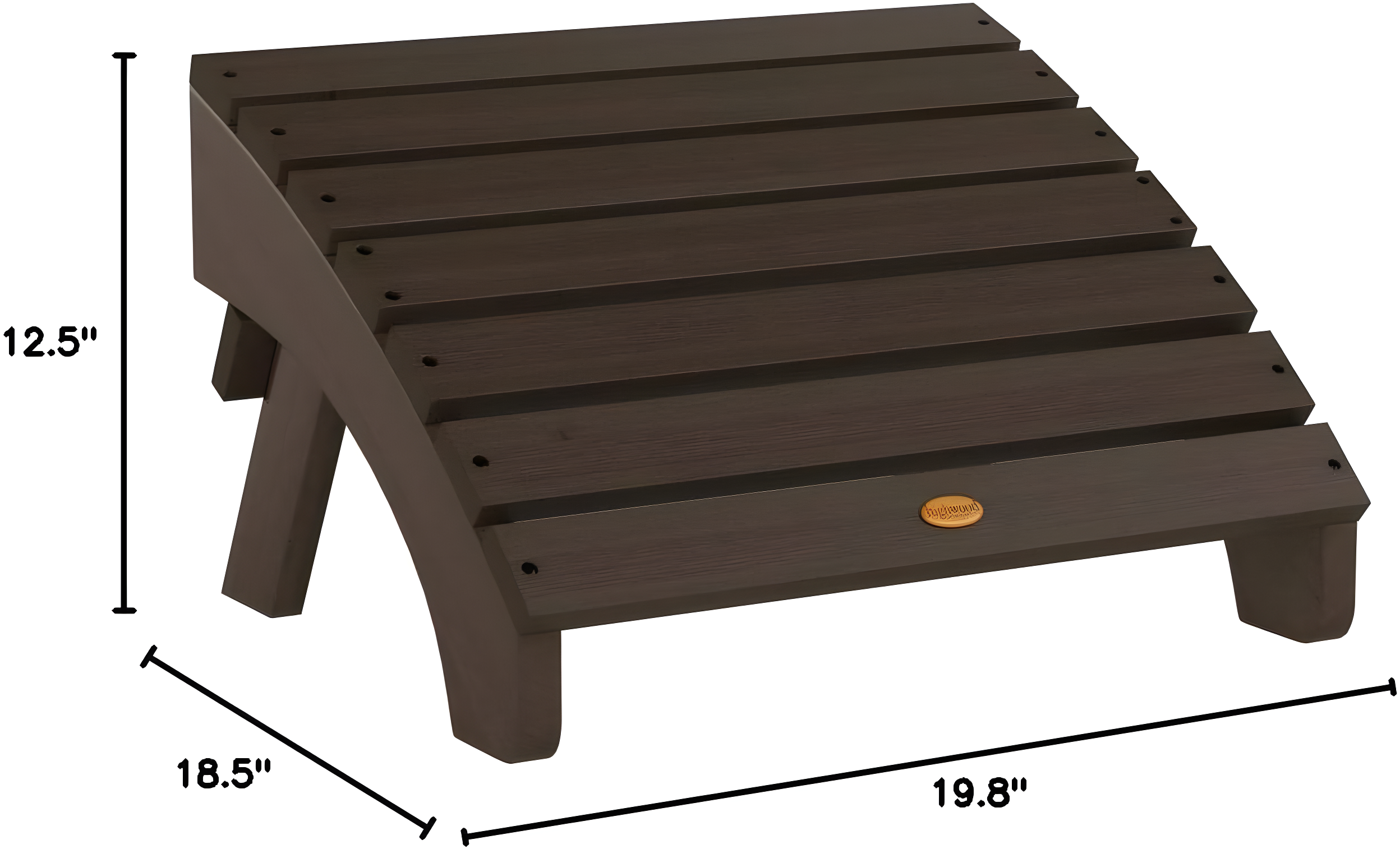 Folding Adirondack Ottoman