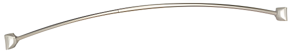 Moen 60-Inch to 72-Inch Permanent Mount Adjustable Curved Shower Rod