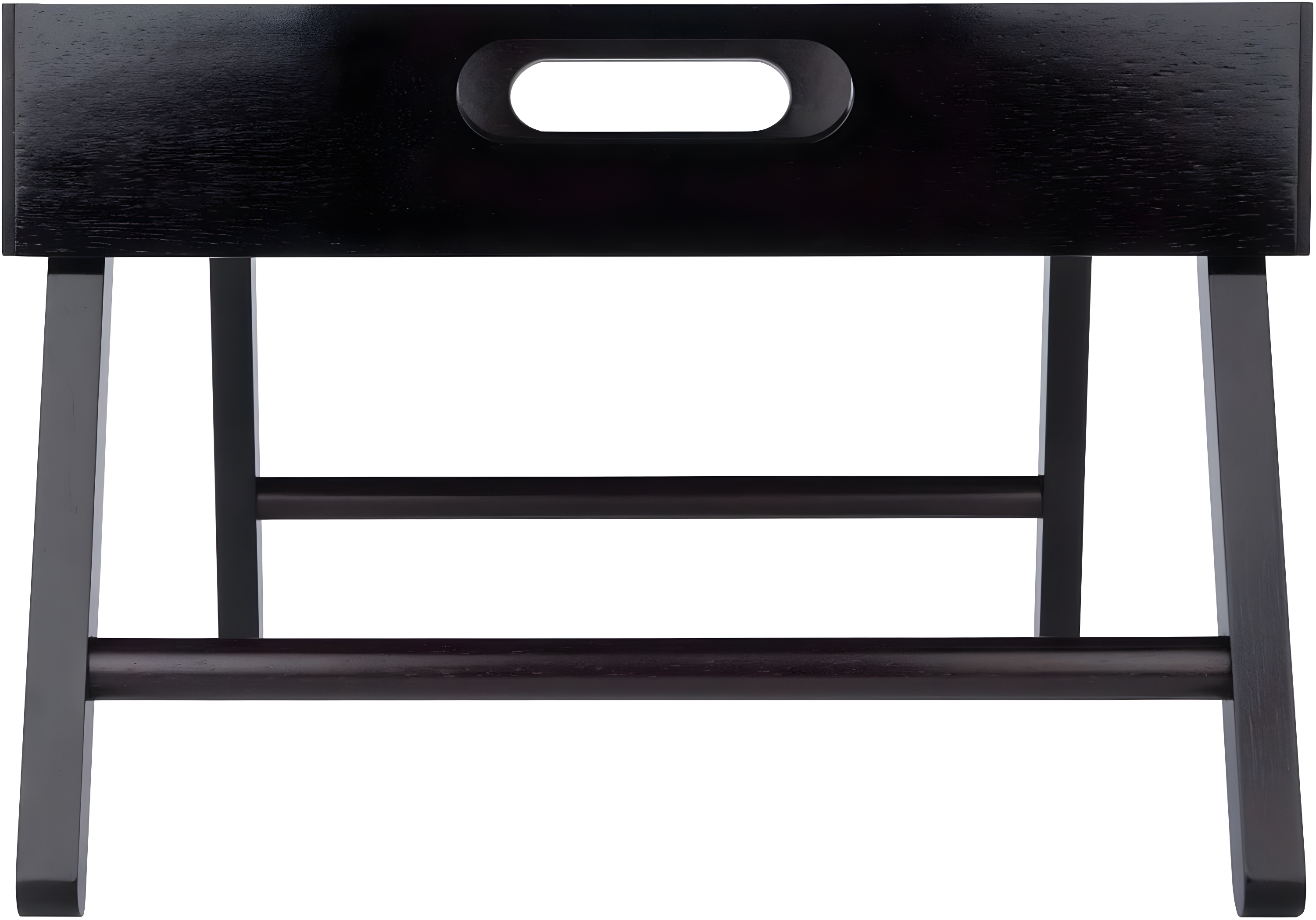 Winsome Benito Breakfast Tray in Espresso Finish: Wood Composite Bed & Serving Tray, Rectangle, 24.41" x 14.96"