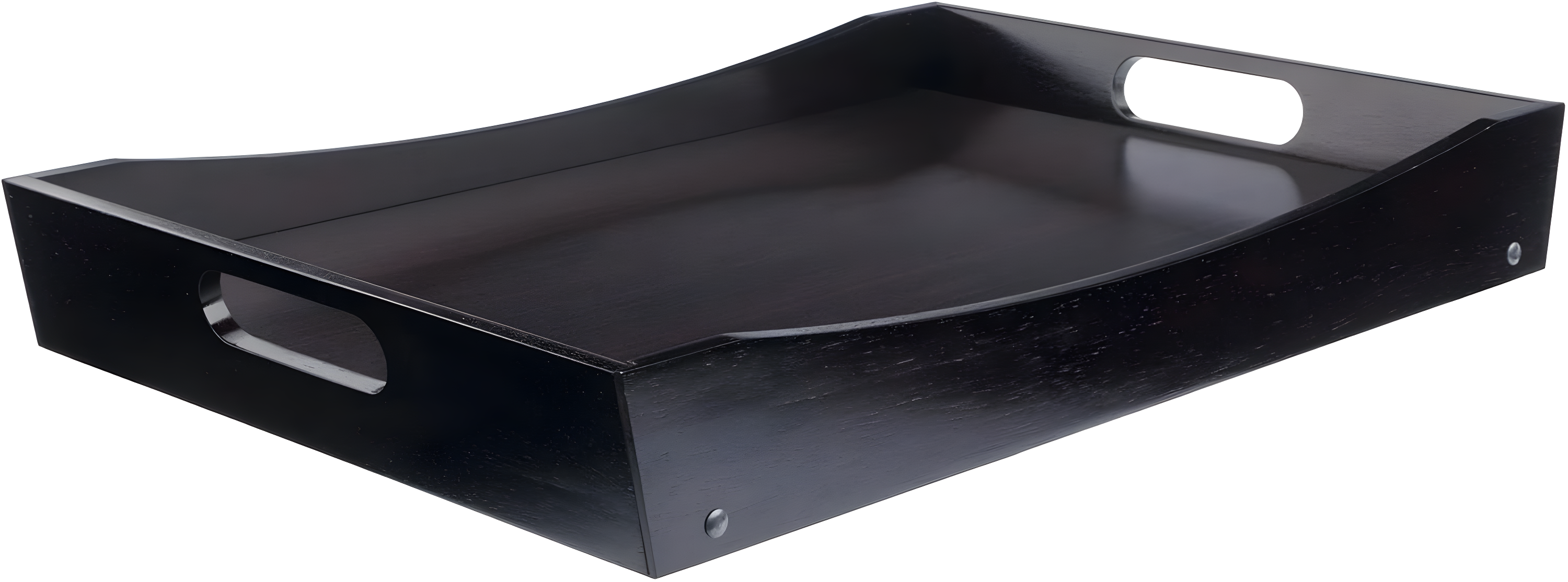 Winsome Benito Breakfast Tray in Espresso Finish: Wood Composite Bed & Serving Tray, Rectangle, 24.41" x 14.96"