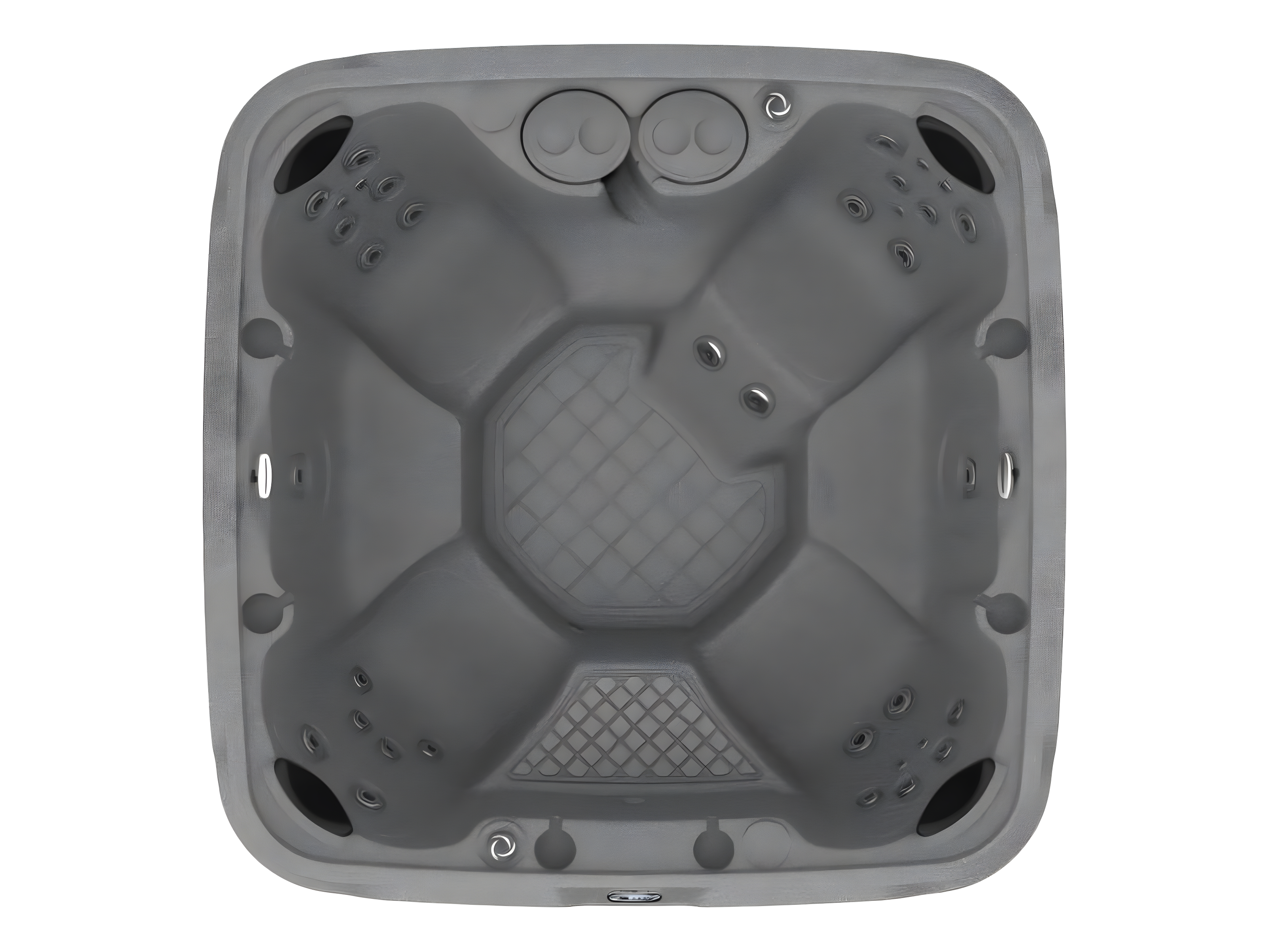 AquaRest DayDream 3500 7-Person 35-Jet Plug & Play Hot Tub with Ozonator, LED Waterfall and Stainless Steel Heater