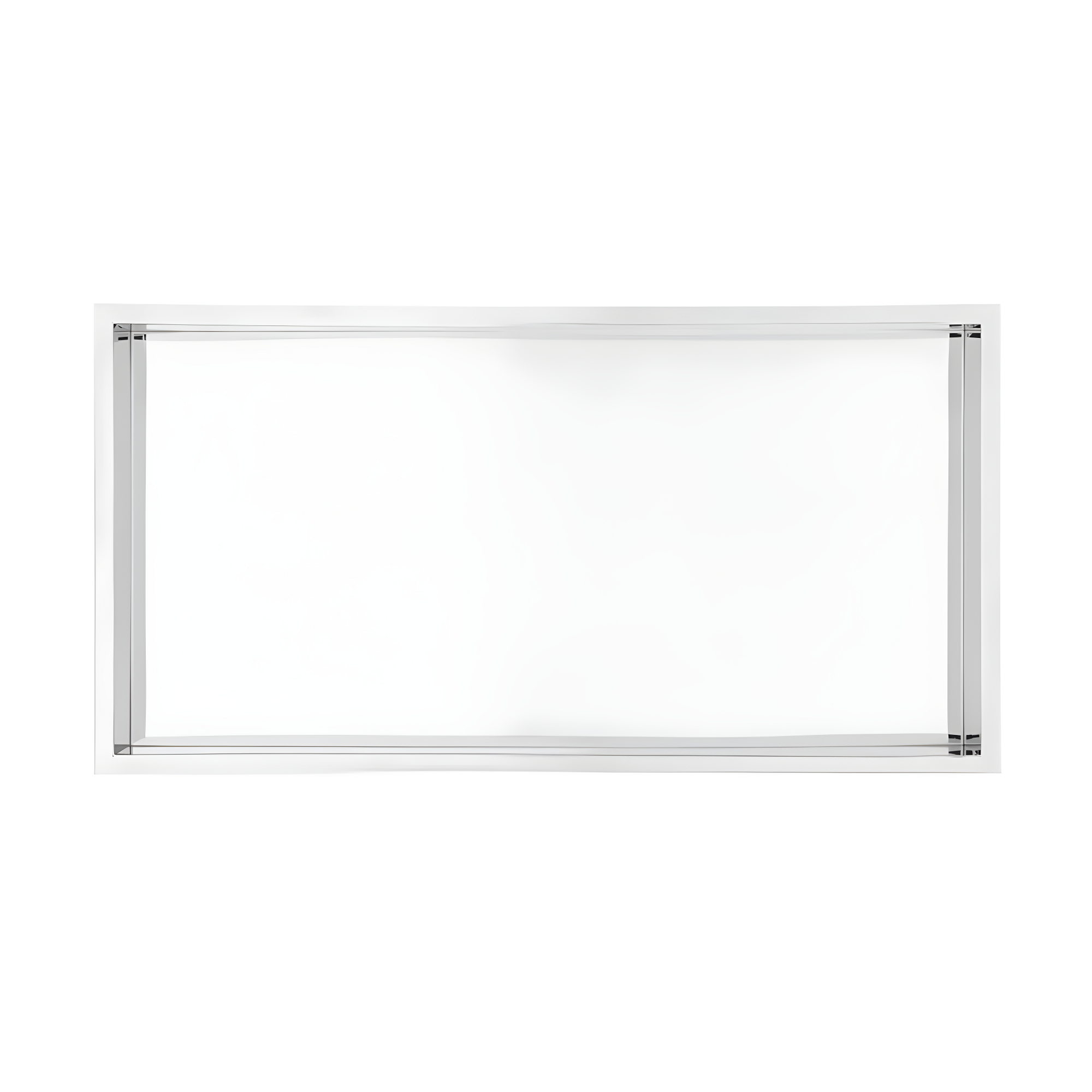 Voltaire 12" x 24" Stainless Steel Single Shelf Wall Niche