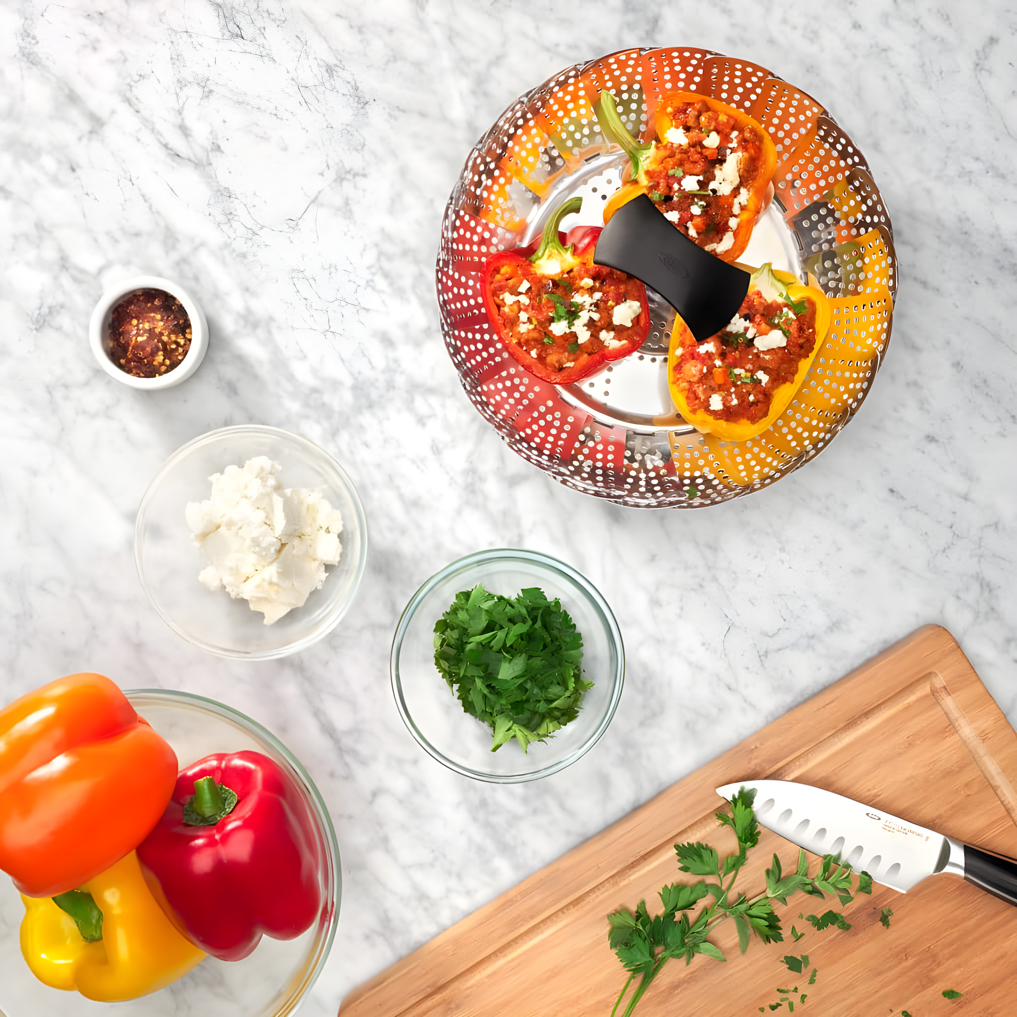 OXO ® Stainless Steel Steamer with Extendable Handle