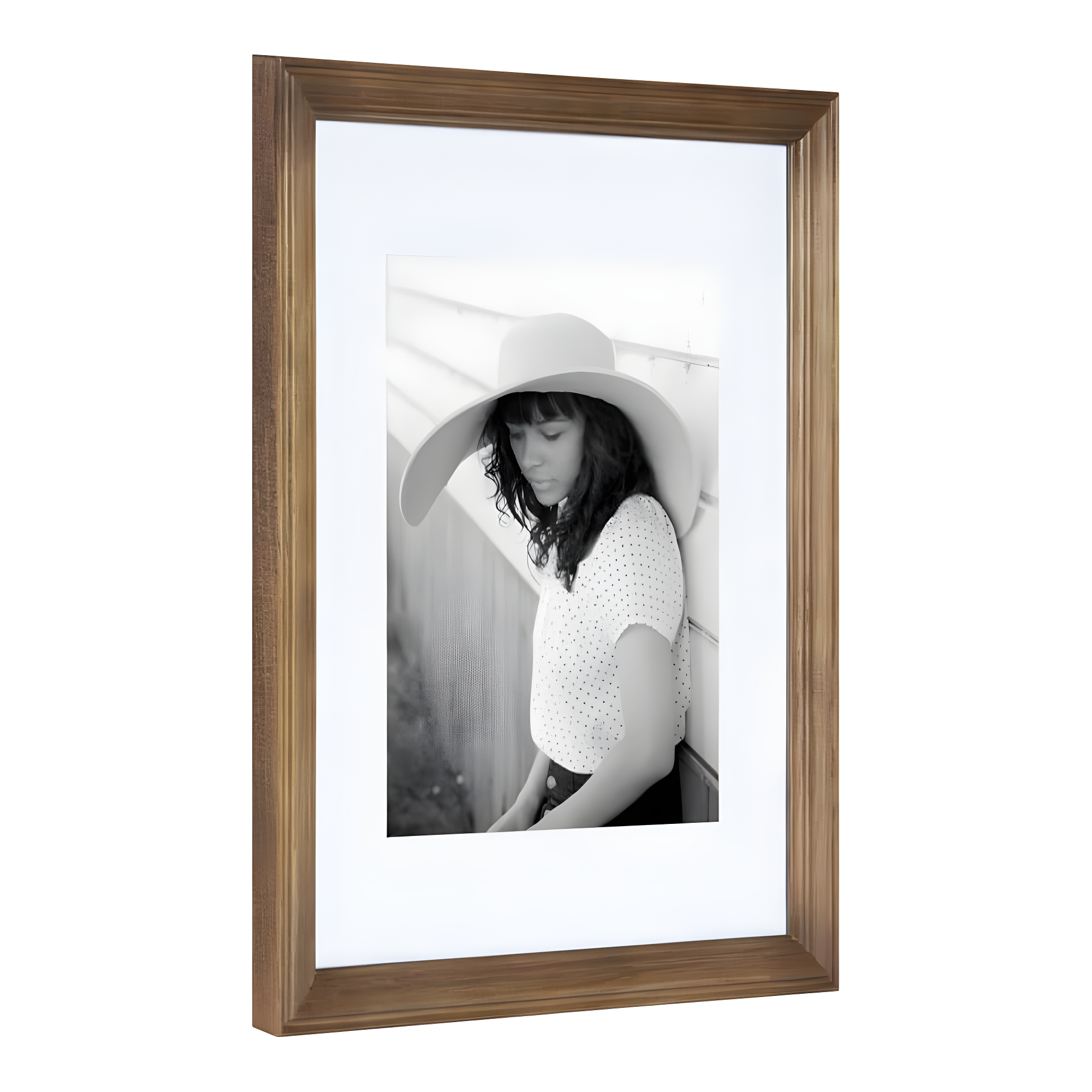 10pc Bordeaux Frame Box Set Natural: Wall Gallery Kit, Wood Shelves, Multi-Size Frames - Kate & Laurel All Things Decor