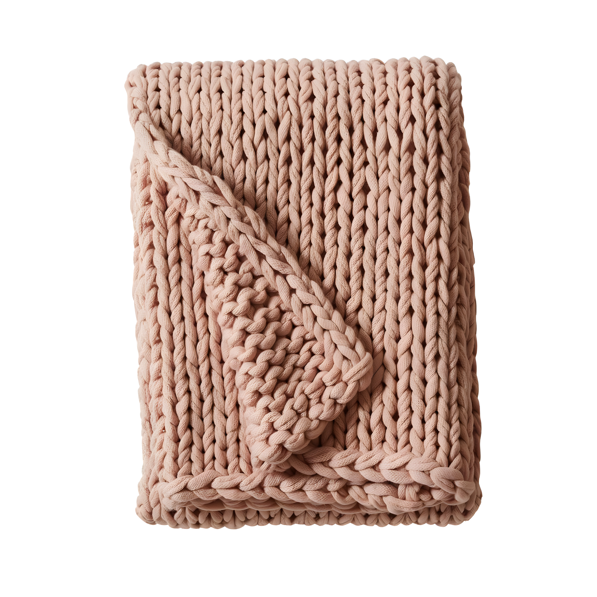 Kelly Clarkson Home Madison Hand Made Chunky Double Knit Throw Blanket