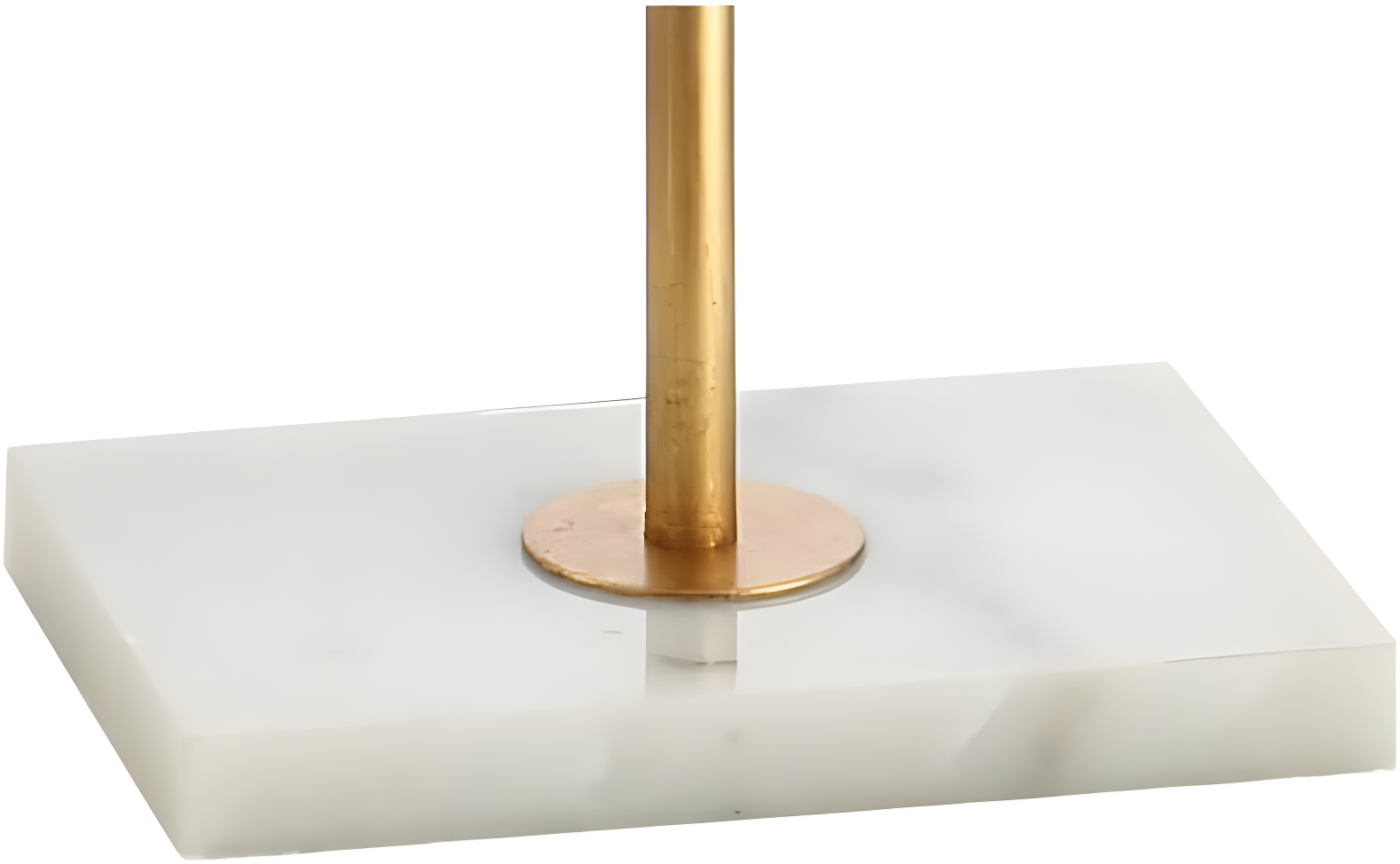 JONATHAN Y JYL1097A Haines 60" Modern Circle Marble/Metal LED Floor Lamp, Classic, Glam, Transitional for living room, dinning room, bedroom, office Bulb Included, Gold