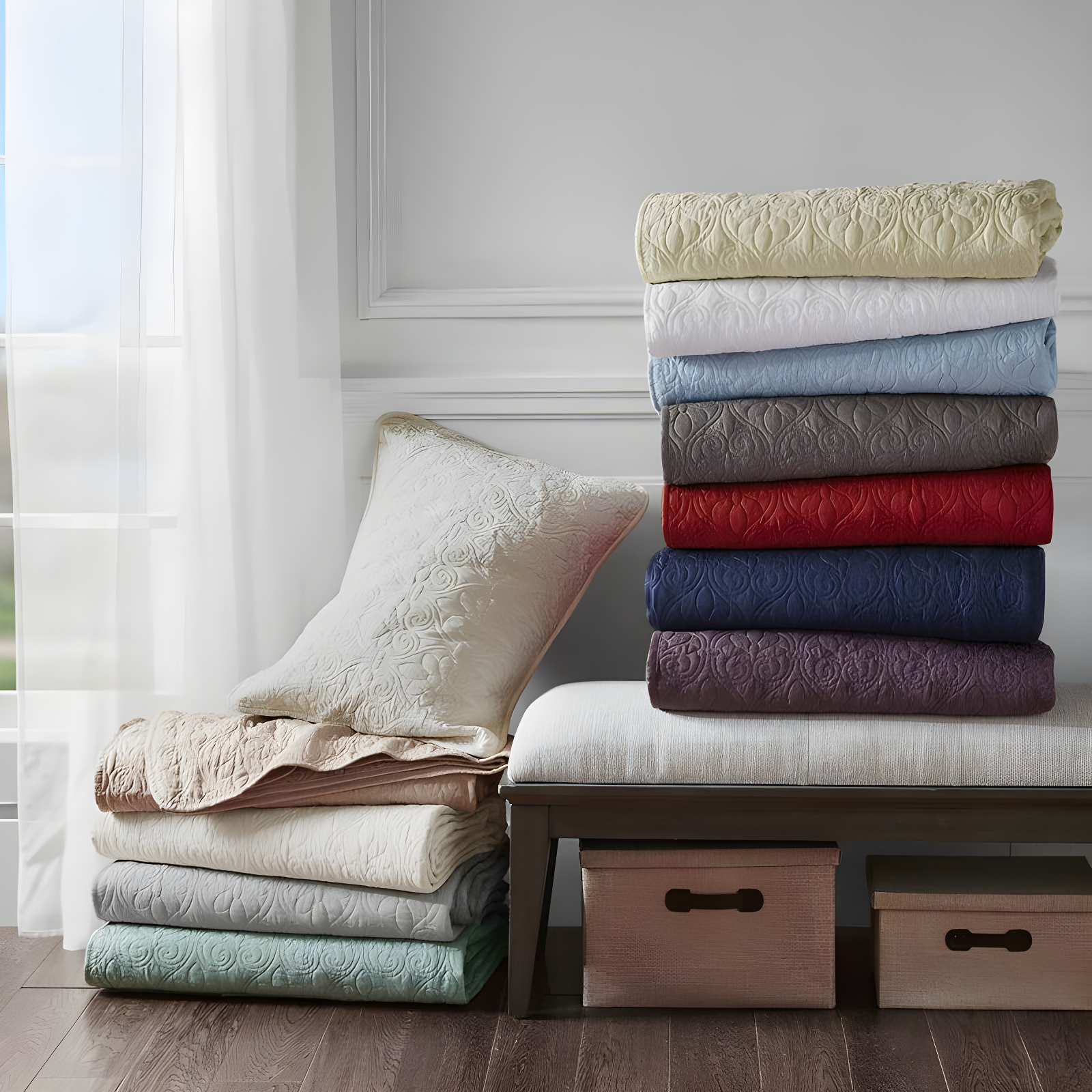 Quebec Reversible Bedspread Set