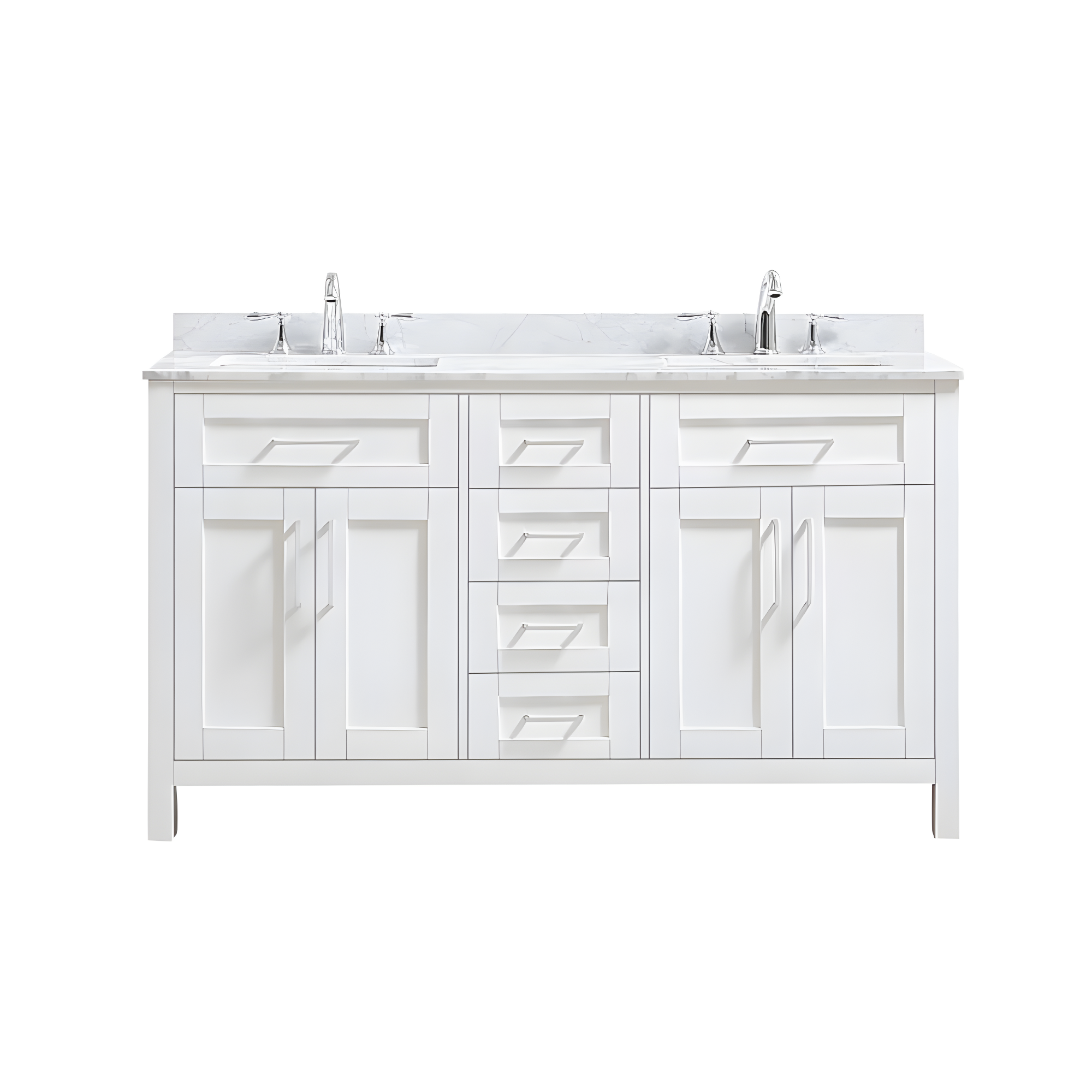 OVE Decors Tahoe 60" Double Bathroom Vanity
