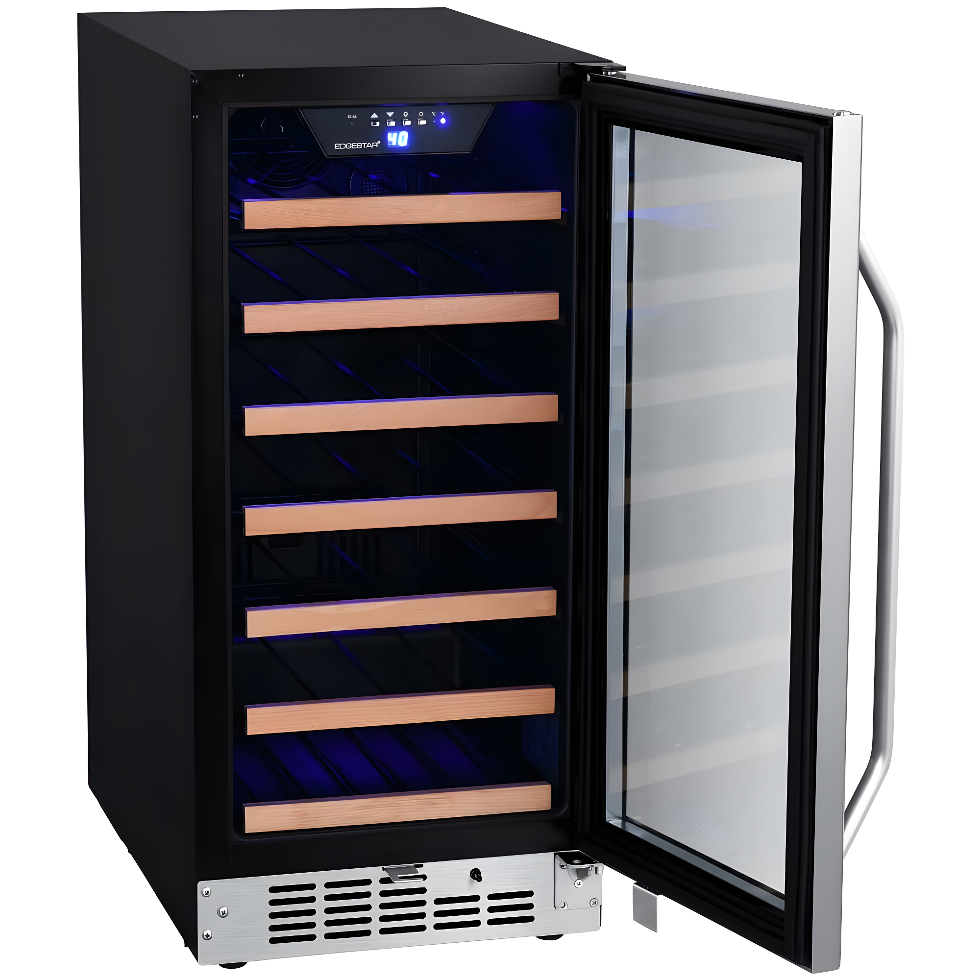 EdgeStar EdgeStar Single Zone 15'' Built-In 30 Bottle Wine Refrigerator with Reversible Door