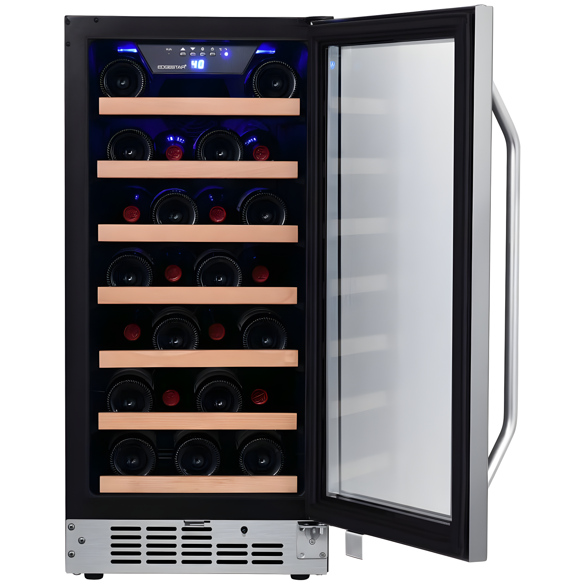 EdgeStar EdgeStar Single Zone 15'' Built-In 30 Bottle Wine Refrigerator with Reversible Door