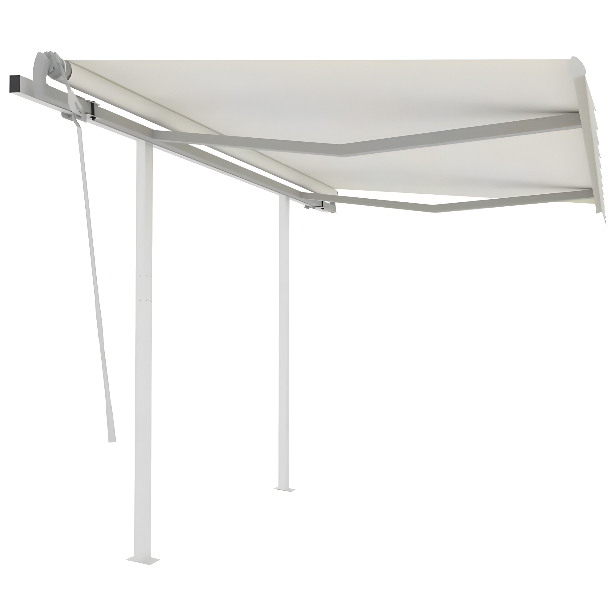 vidaXL VidaXL 120'' W x 100'' D Polyester Cover Retractable Patio Awning