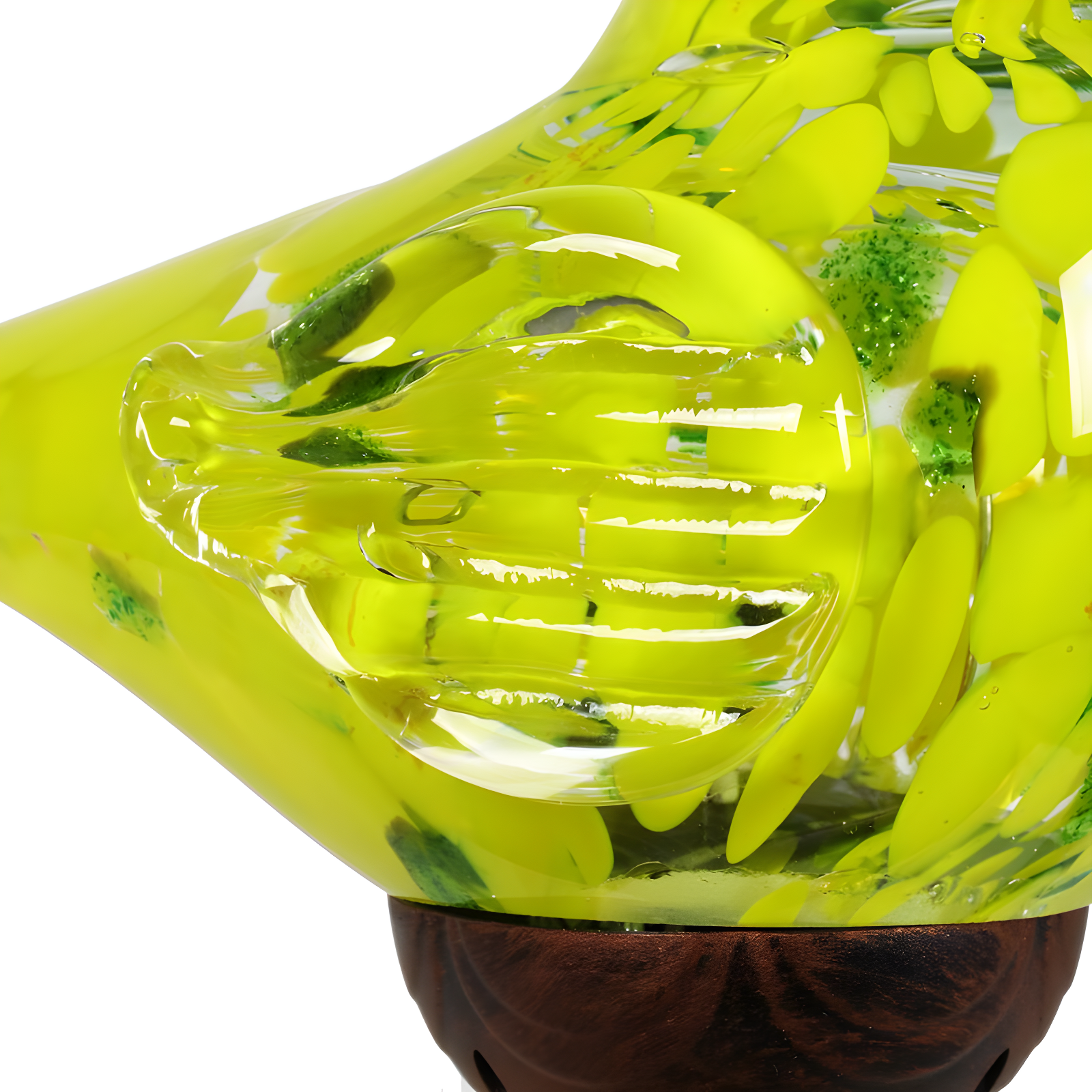 Exhart Exhart Solar Pearlized Hand Blown Glass Bird Garden Stake, 6 by 31 Inches