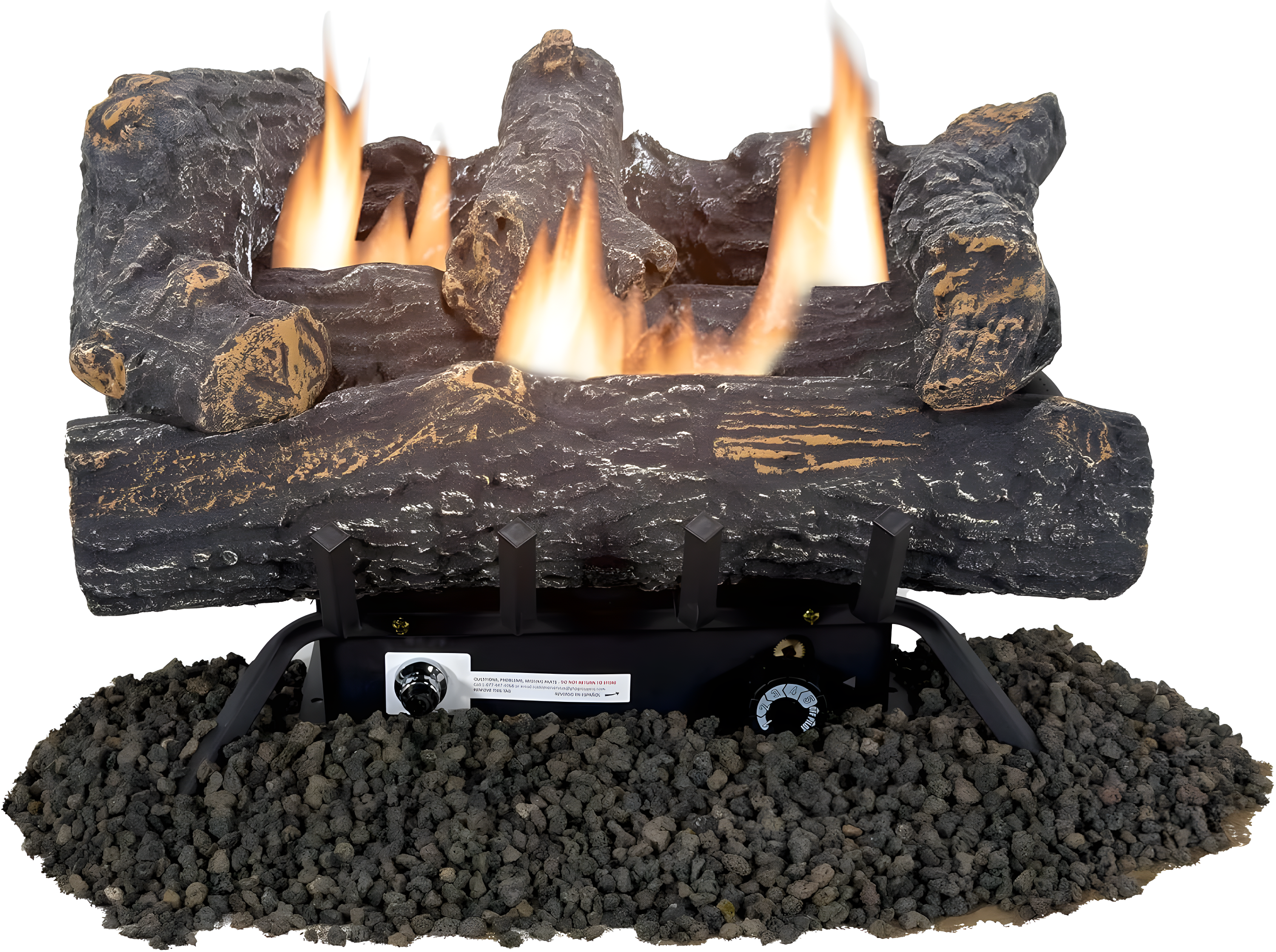 Pleasant Hearth Southern Oak Vent Free Gas Log Set 30,000 BTU's