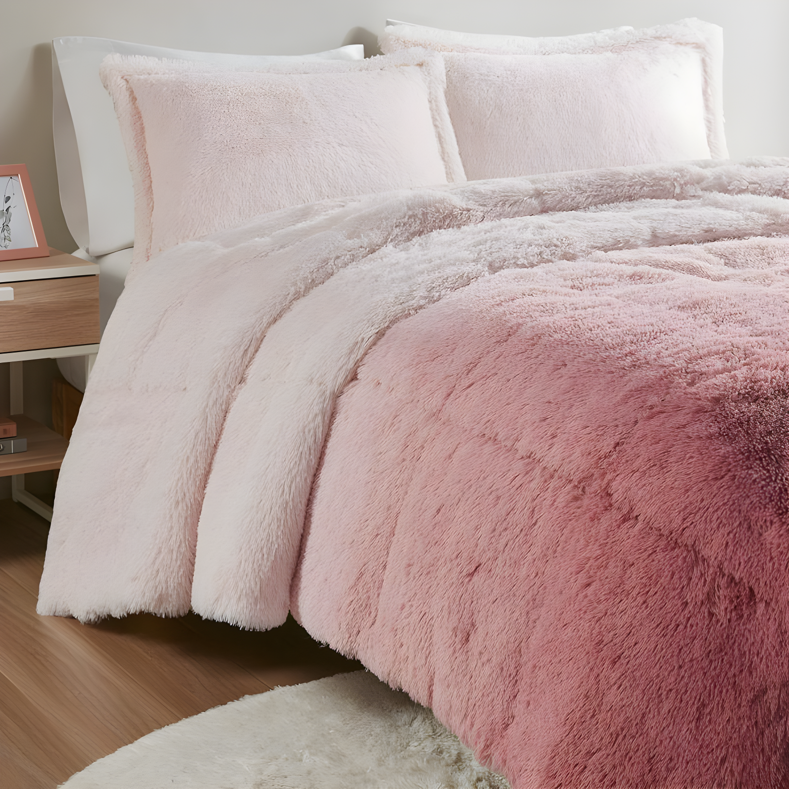 Intelligent Design Brielle Malea Shaggy Faux Fur Comforter Mini Set