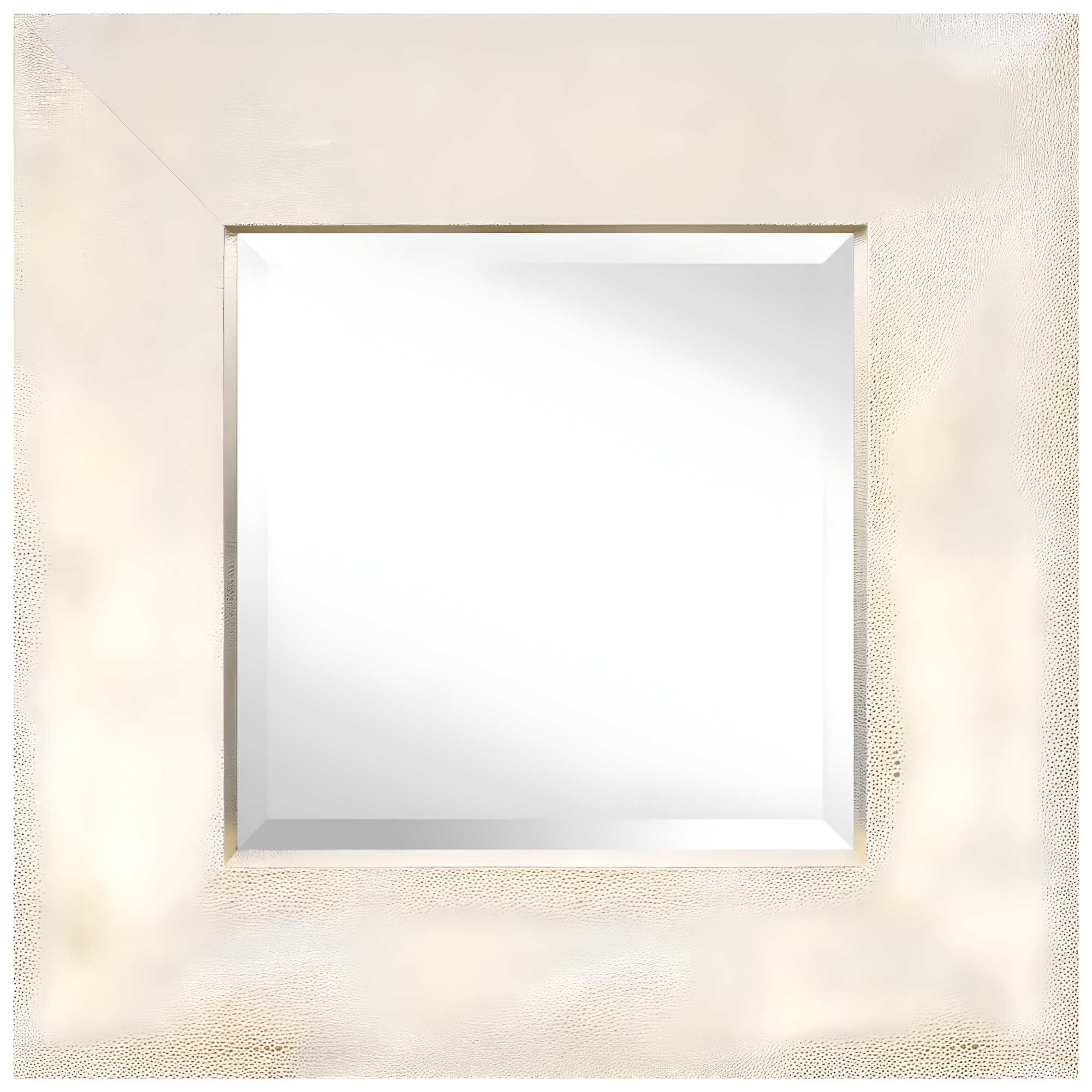 Empire Art Direct Square Leather Mirror