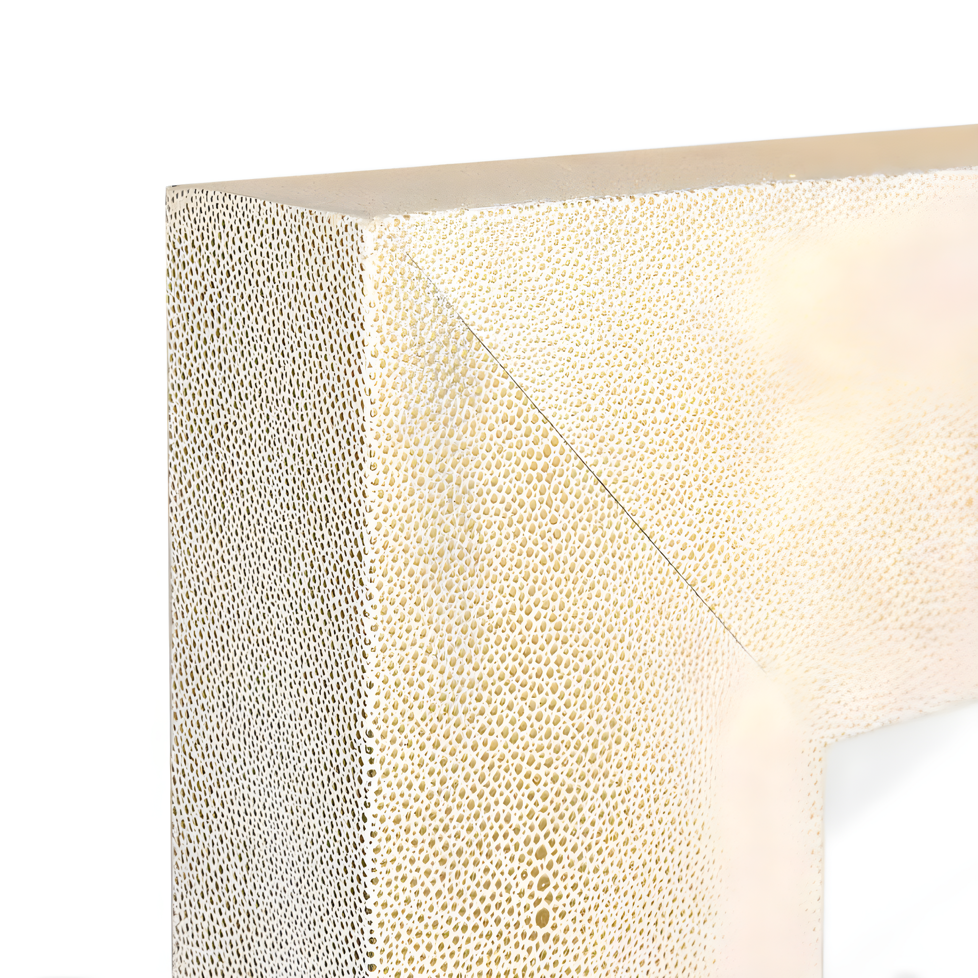 Empire Art Direct Square Leather Mirror