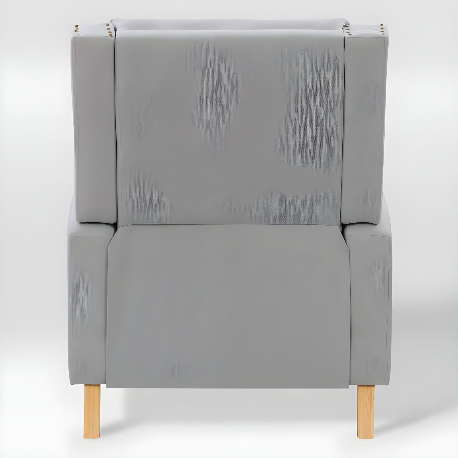Woolbright Upholstered Manual Pushback Recliner Armchair