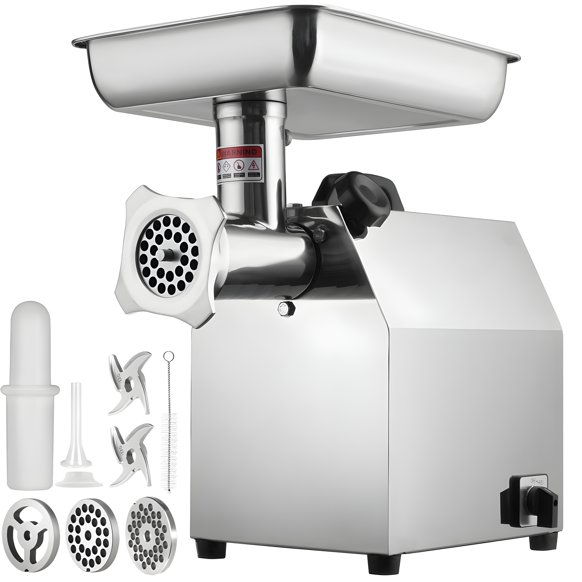 VEVOR Stainless Steel Electric Meat Grinder | Wayfair