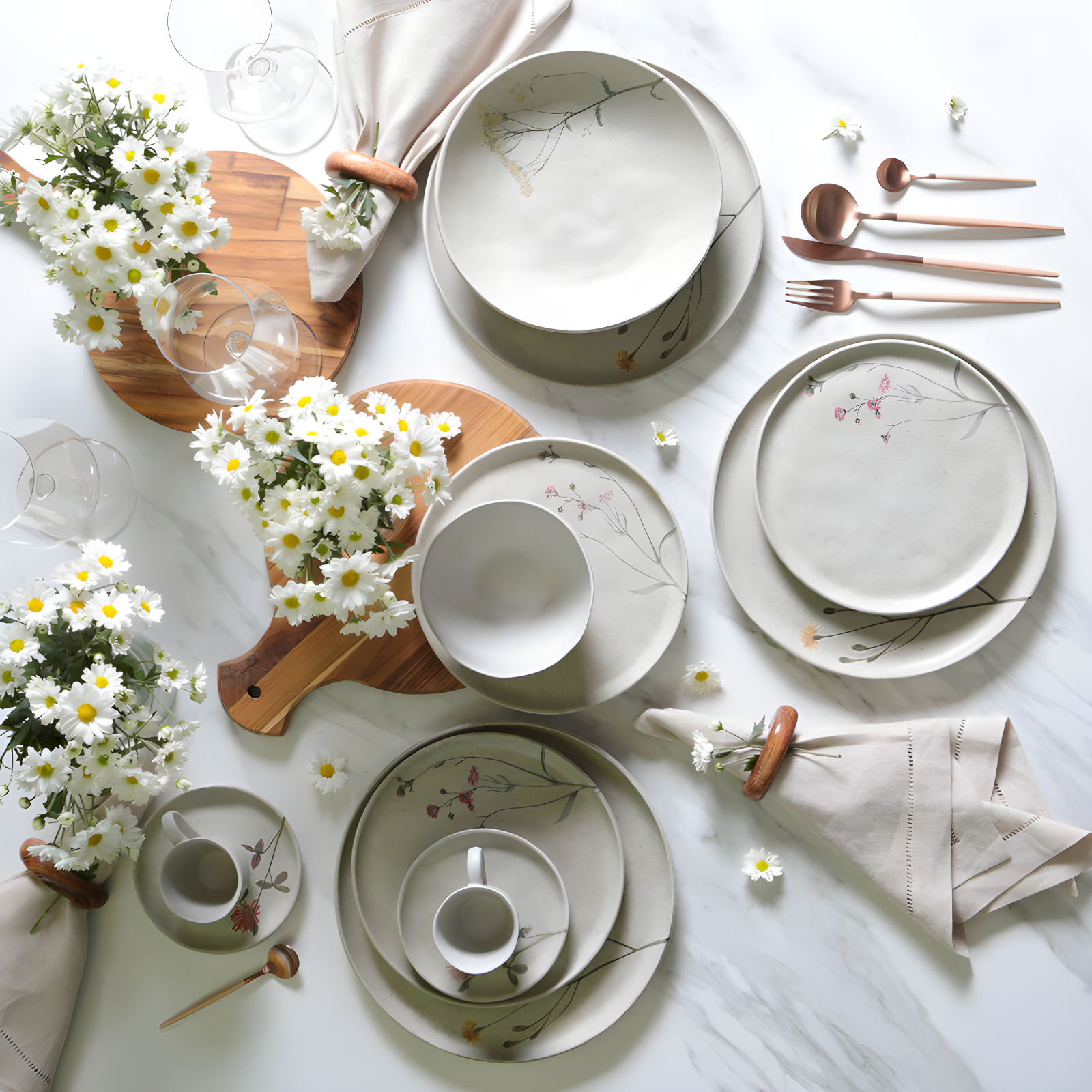 Campestre 16 Piece Stoneware Dinnerware Set - Service for 4