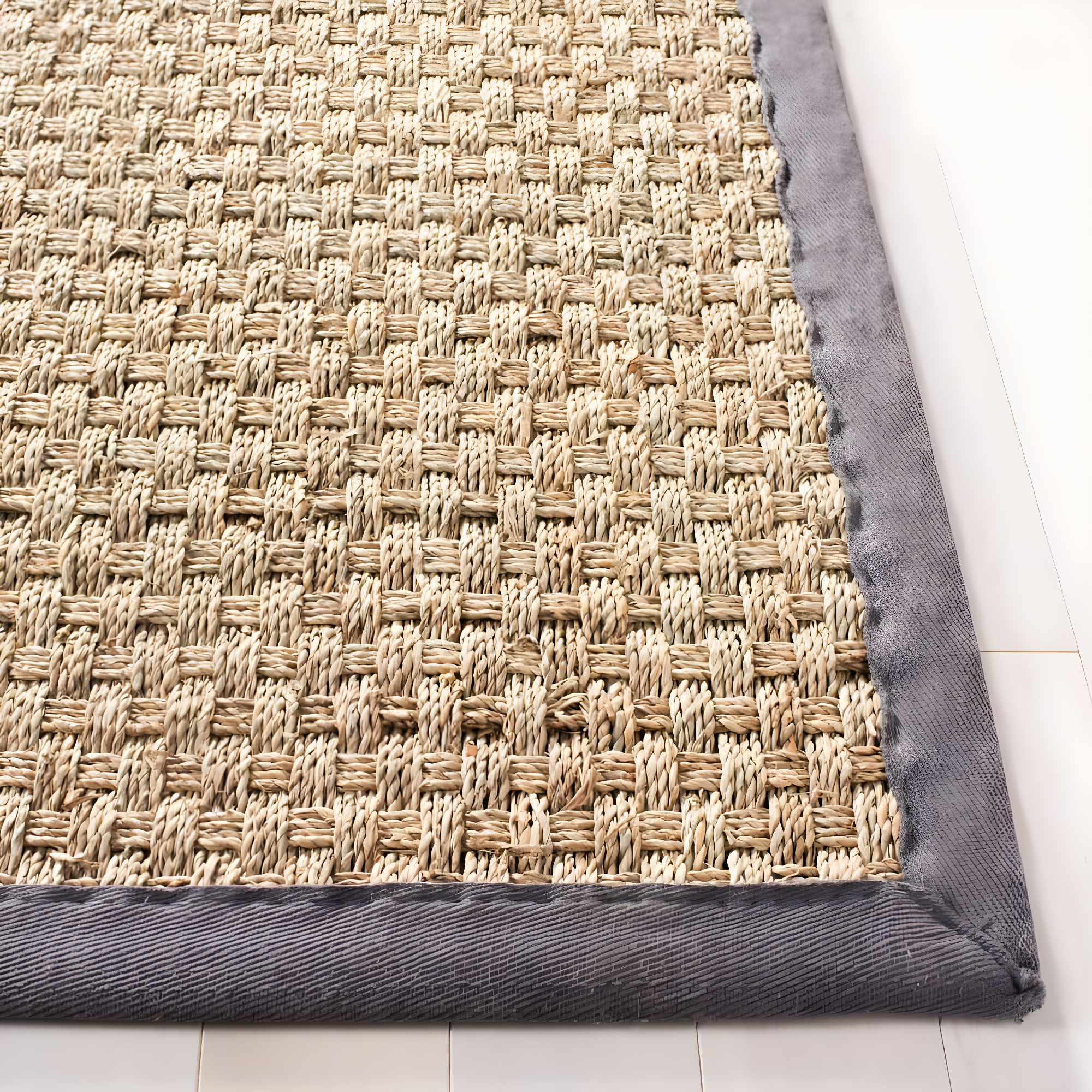 Natural Fiber NF114 Power Loomed Indoor Accent Rug - Natural/Grey - 2'x3' - Safavieh.