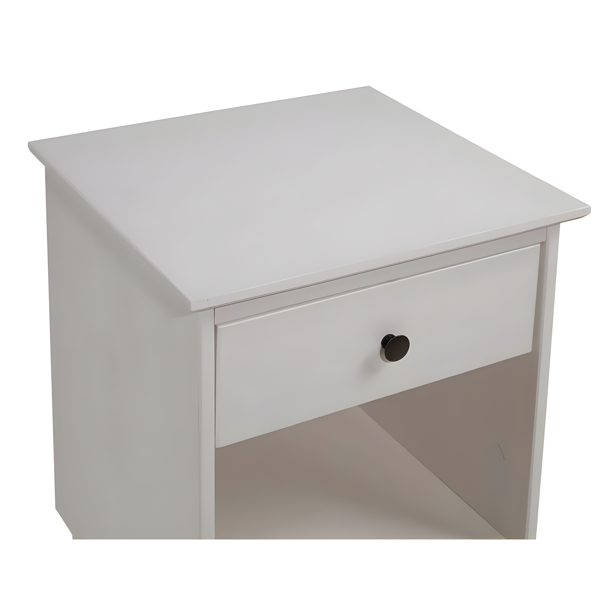 Mags Solid Wood Groove 2-Drawer Nightstand
