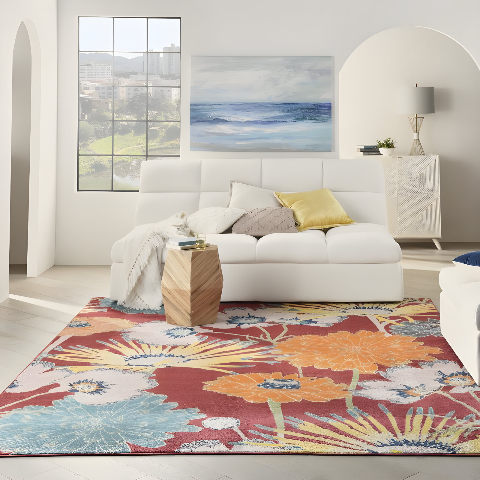Nourison Allur Oversized Flowers Indoor Area Rug