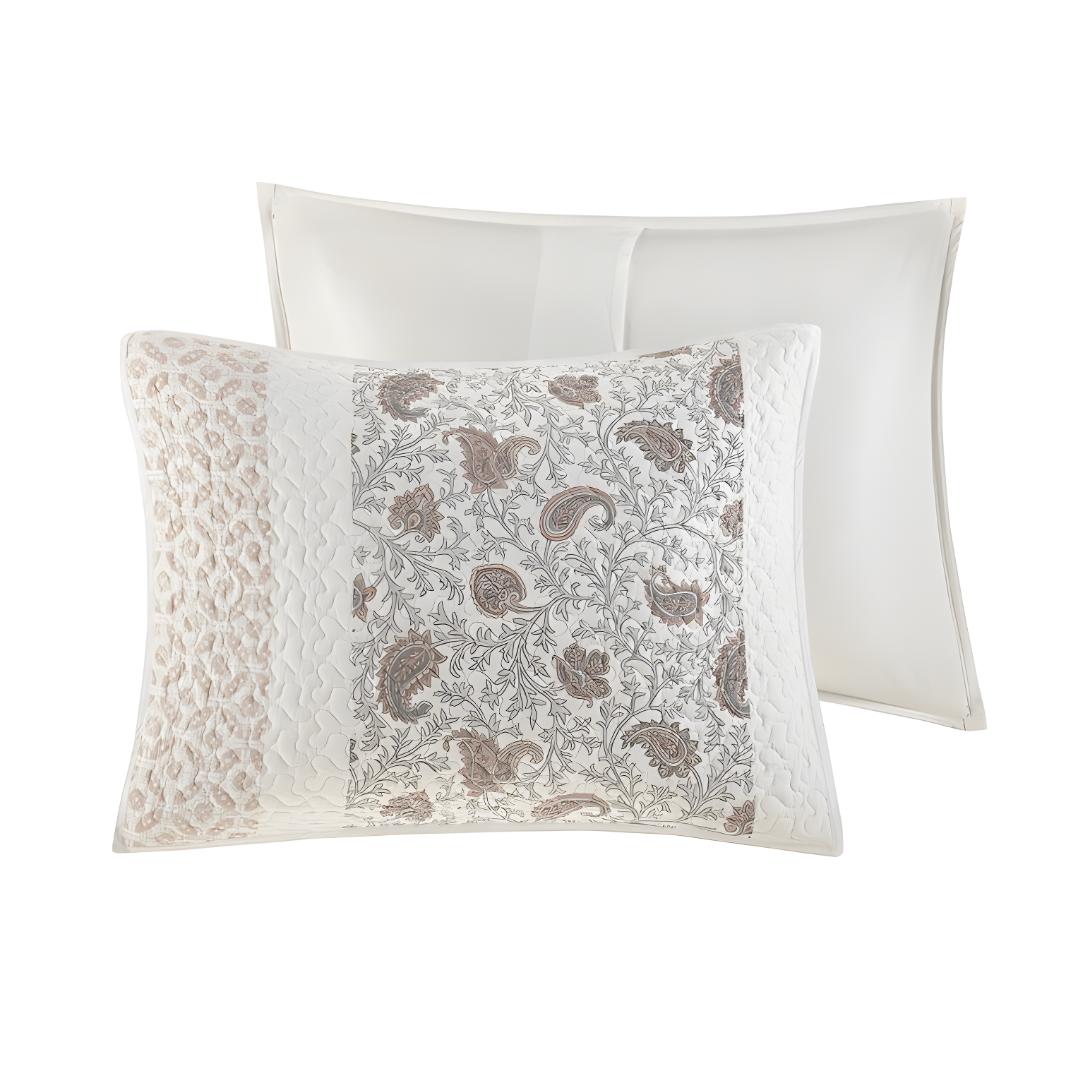 Madison Park Dawn 6 Piece Cotton Percale Quilt Set with Throw Pillows