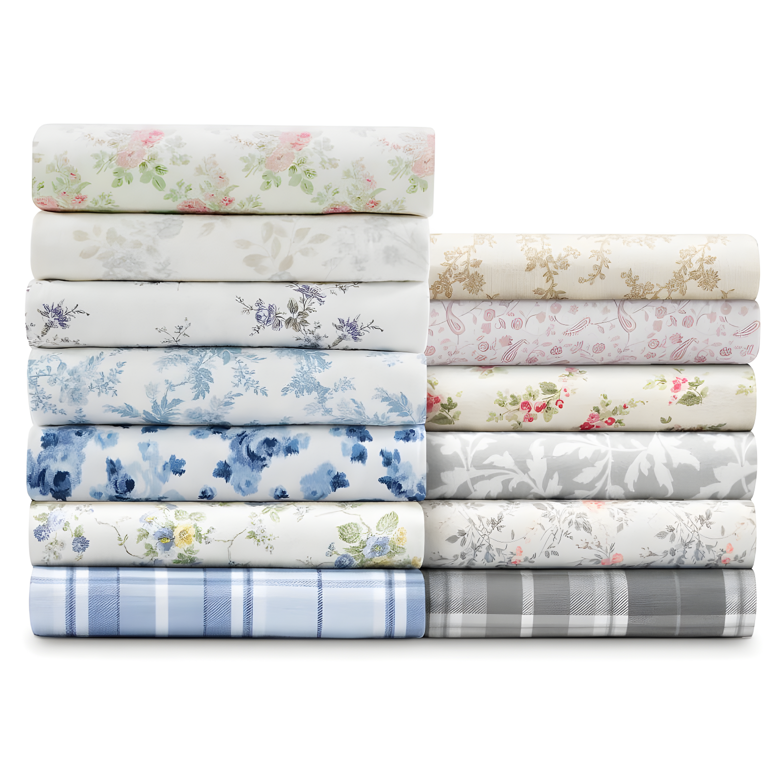 Laura Ashley Cotton Flannel Cozy Sheet Sets