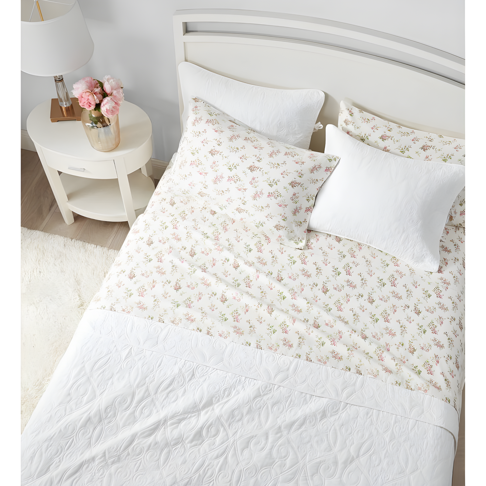 Laura Ashley Cotton Flannel Cozy Sheet Sets