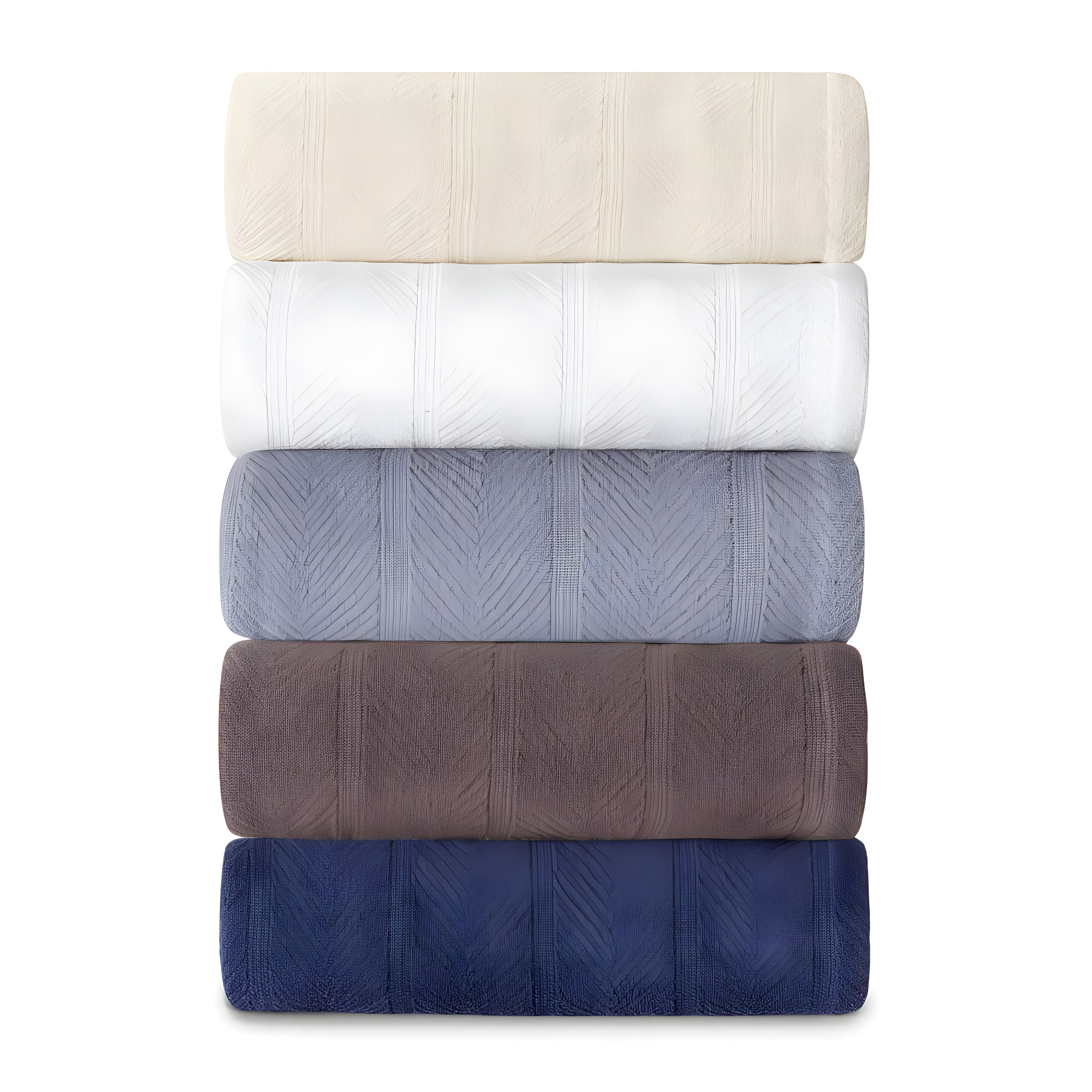 Eddie Bauer Herringbone Cotton Reversible Blanket