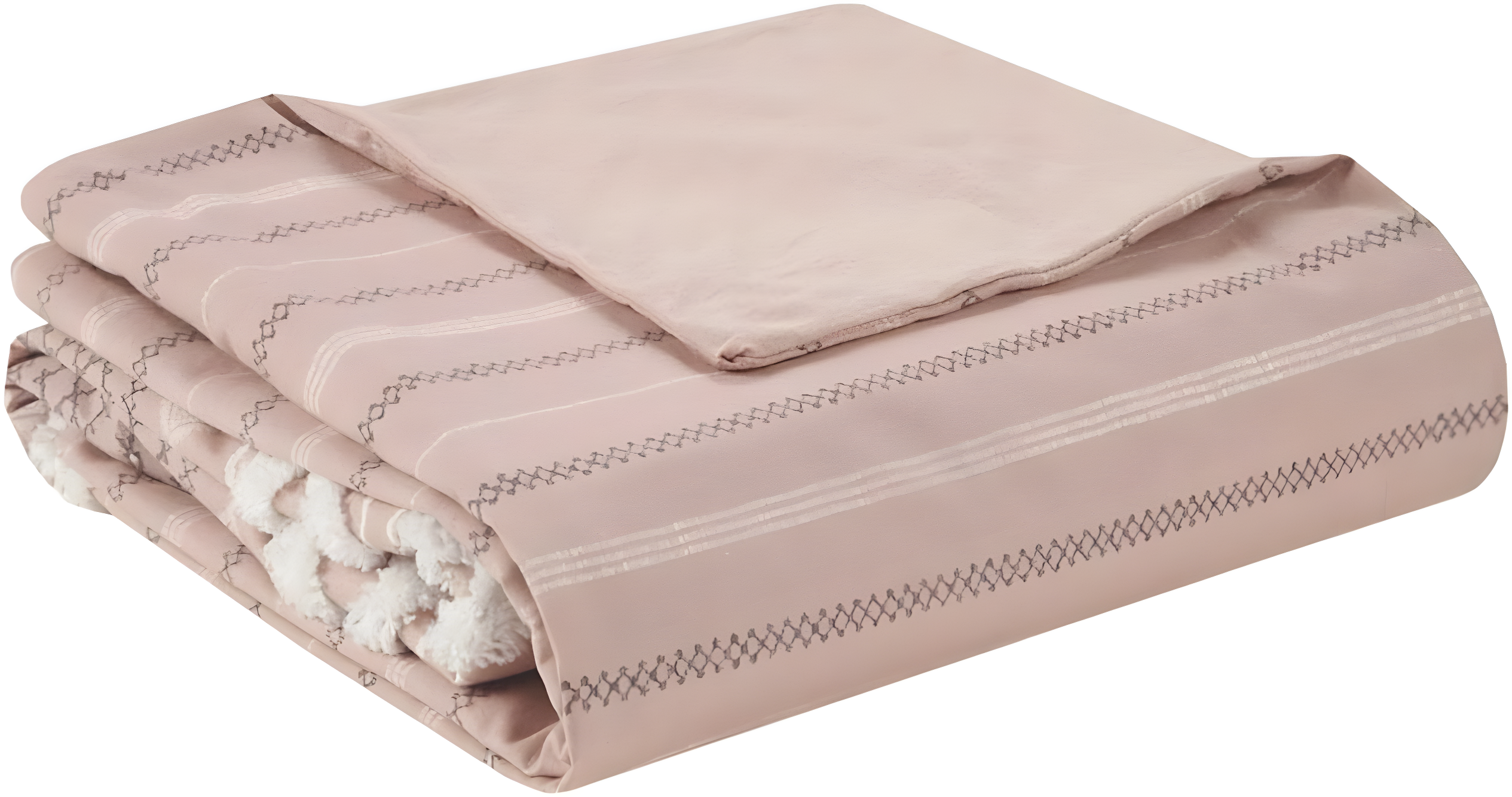 INK+IVY Imani Cotton Printed Duvet Cover Set